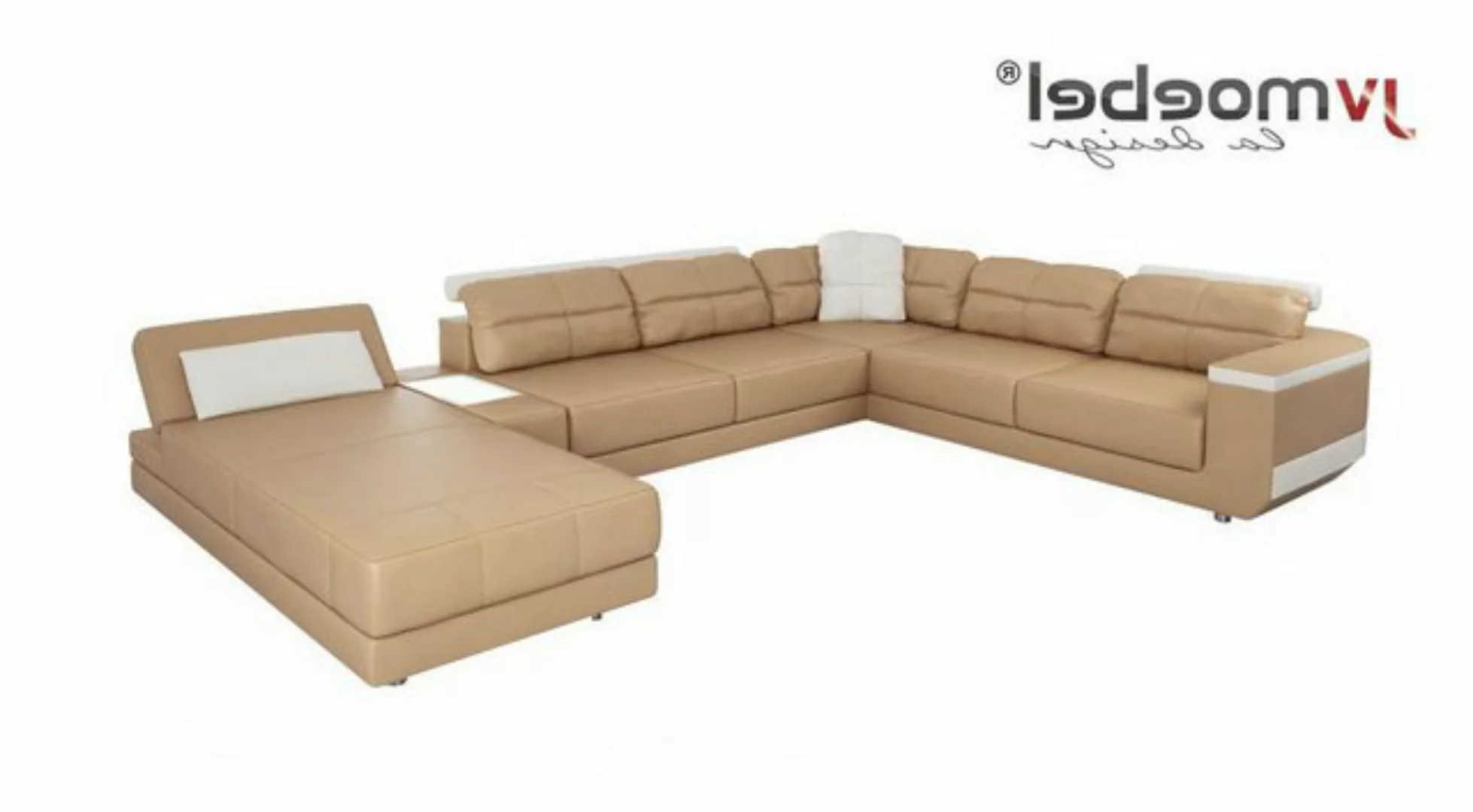 Xlmoebel Ecksofa Moderne Eckcouch Wohnlandschaft in U-Form mit Stoffbezug - günstig online kaufen