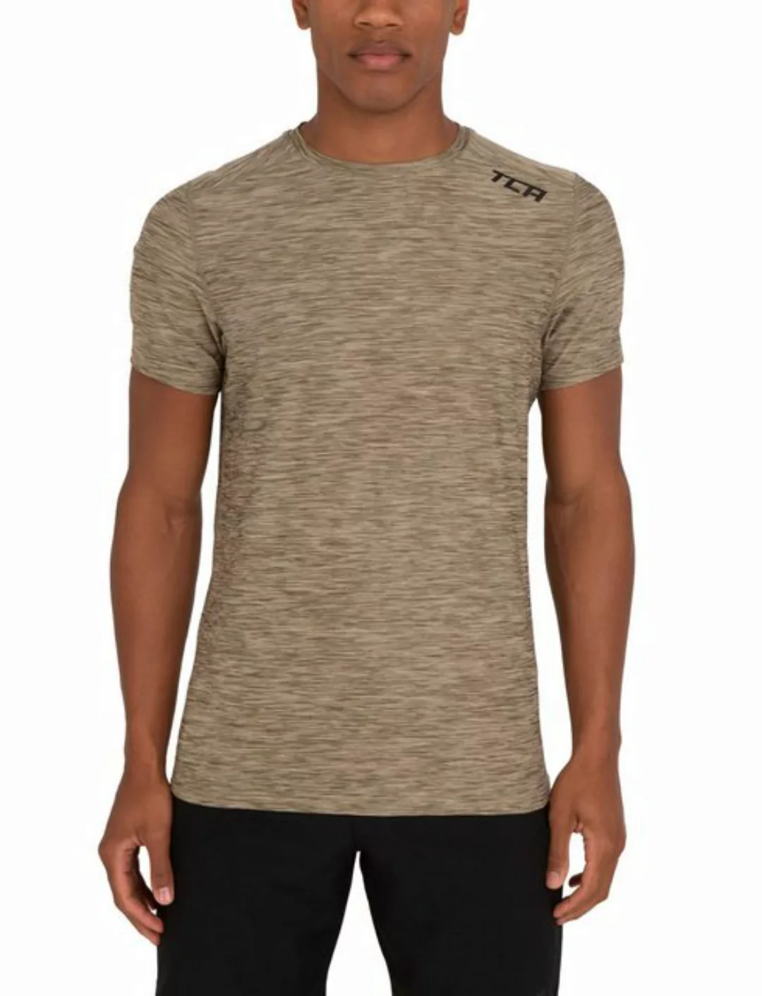 TCA T-Shirt TCA Herren Galaxy Fitness Laufshirt Grün M (1-tlg) günstig online kaufen