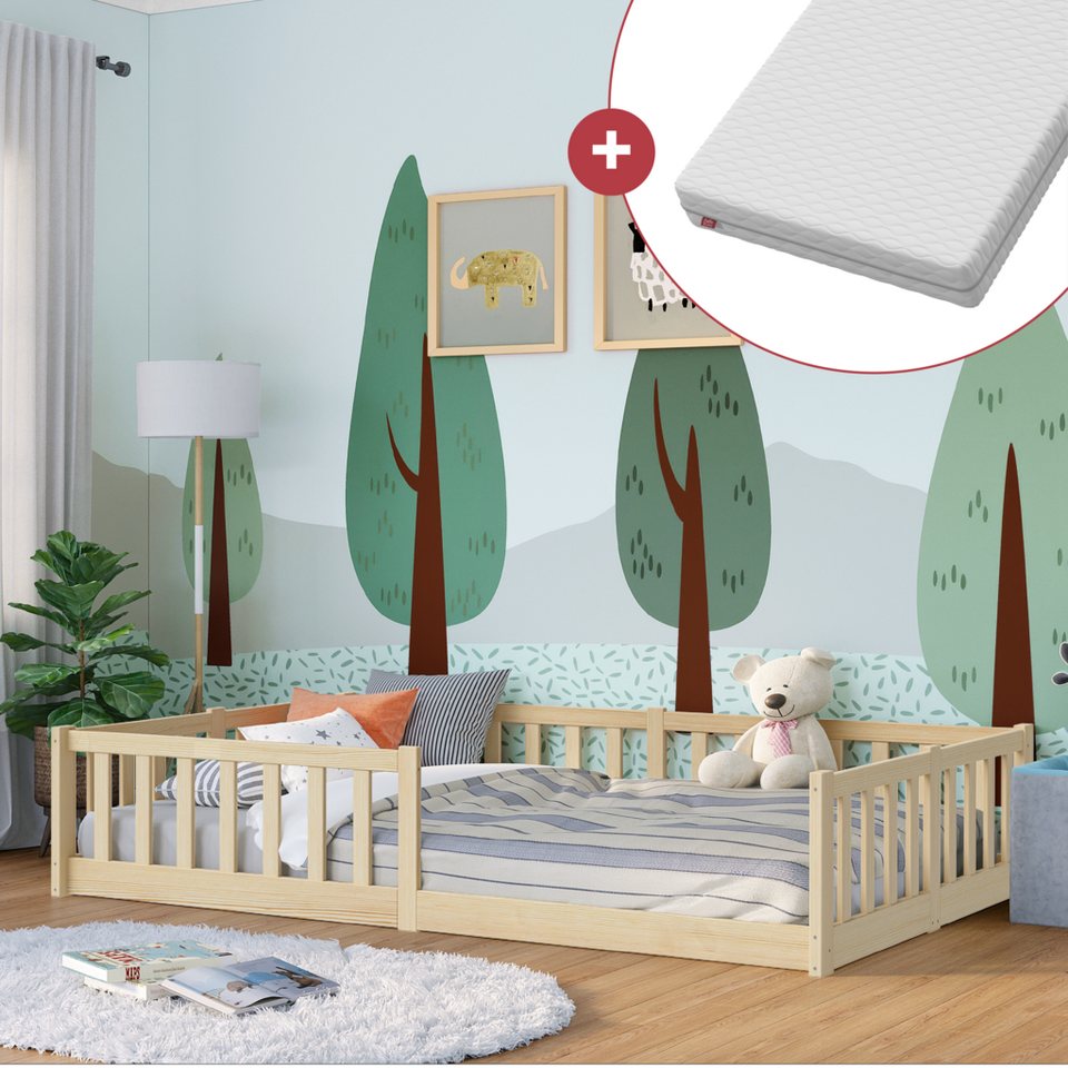 Bellabino Kinderbett Vere (natur, auch verfügbar in 80x160, 90x200 und 140x günstig online kaufen