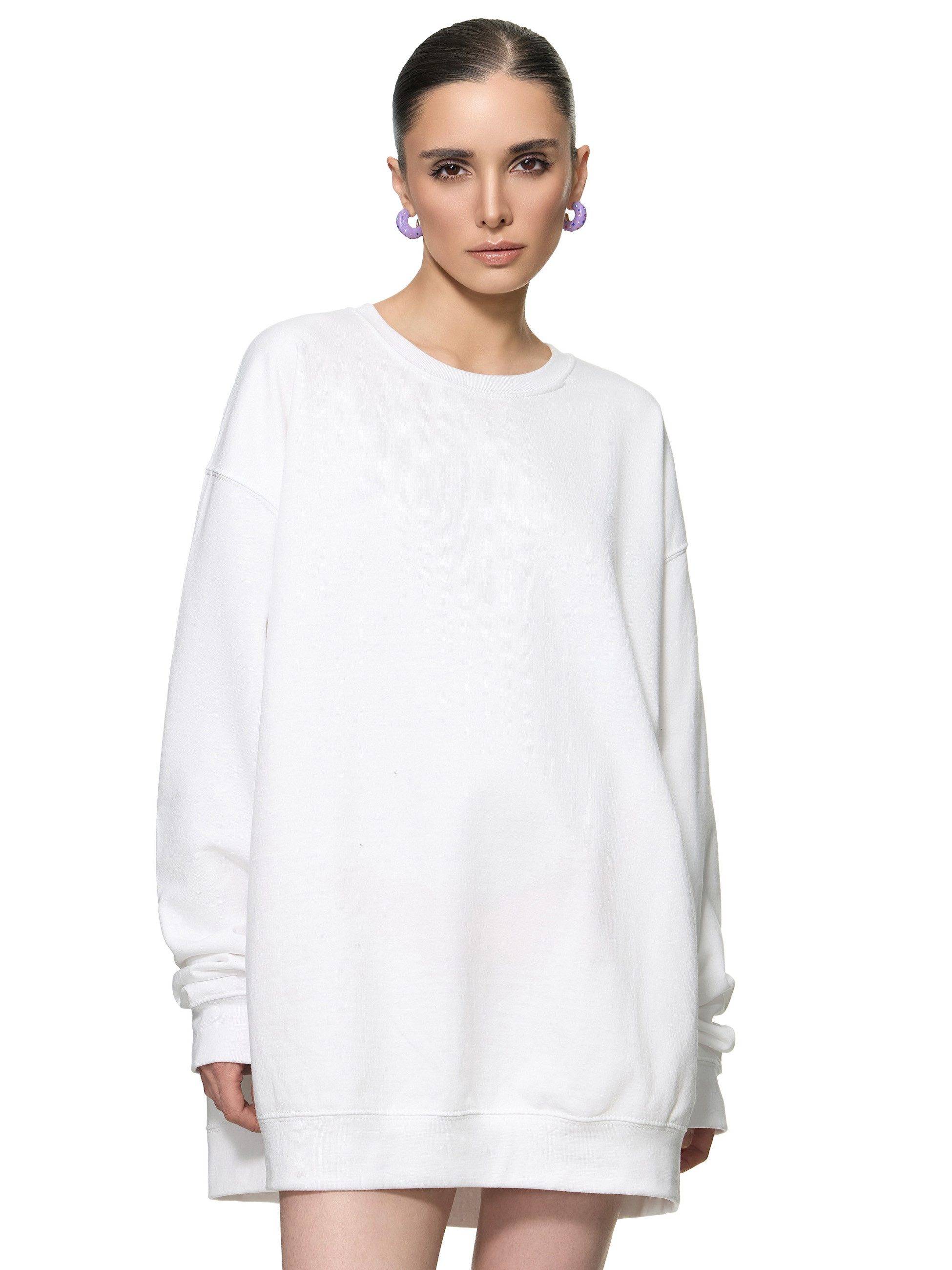 Worldclassca Longsweatshirt Worldclassca Oversized Sweatshirt Einfarbig günstig online kaufen