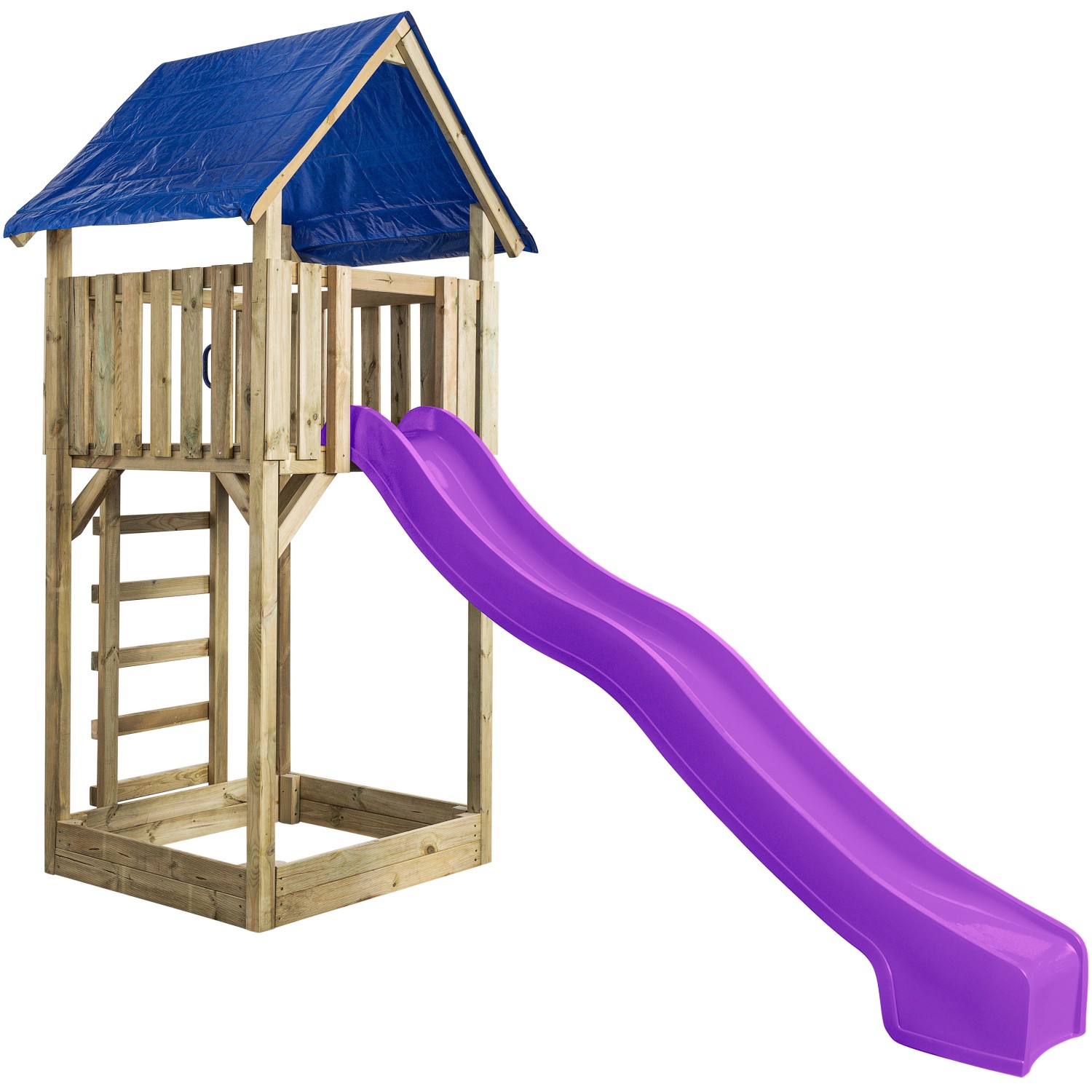 SwingKing Spielturm Lisa mit Rutsche Violet 121 cm x 350 cm x 297 cm günstig online kaufen