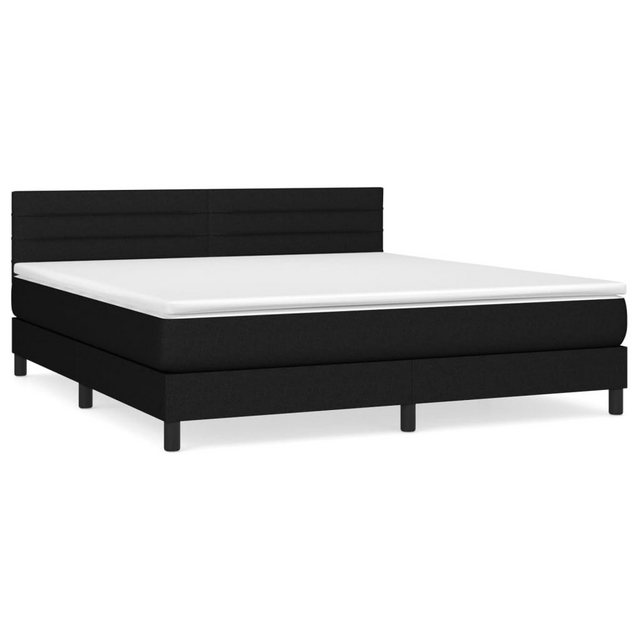 vidaXL Boxspringbett Bett Boxspringbett mit Matratze und LED Stoff (160 x 2 günstig online kaufen