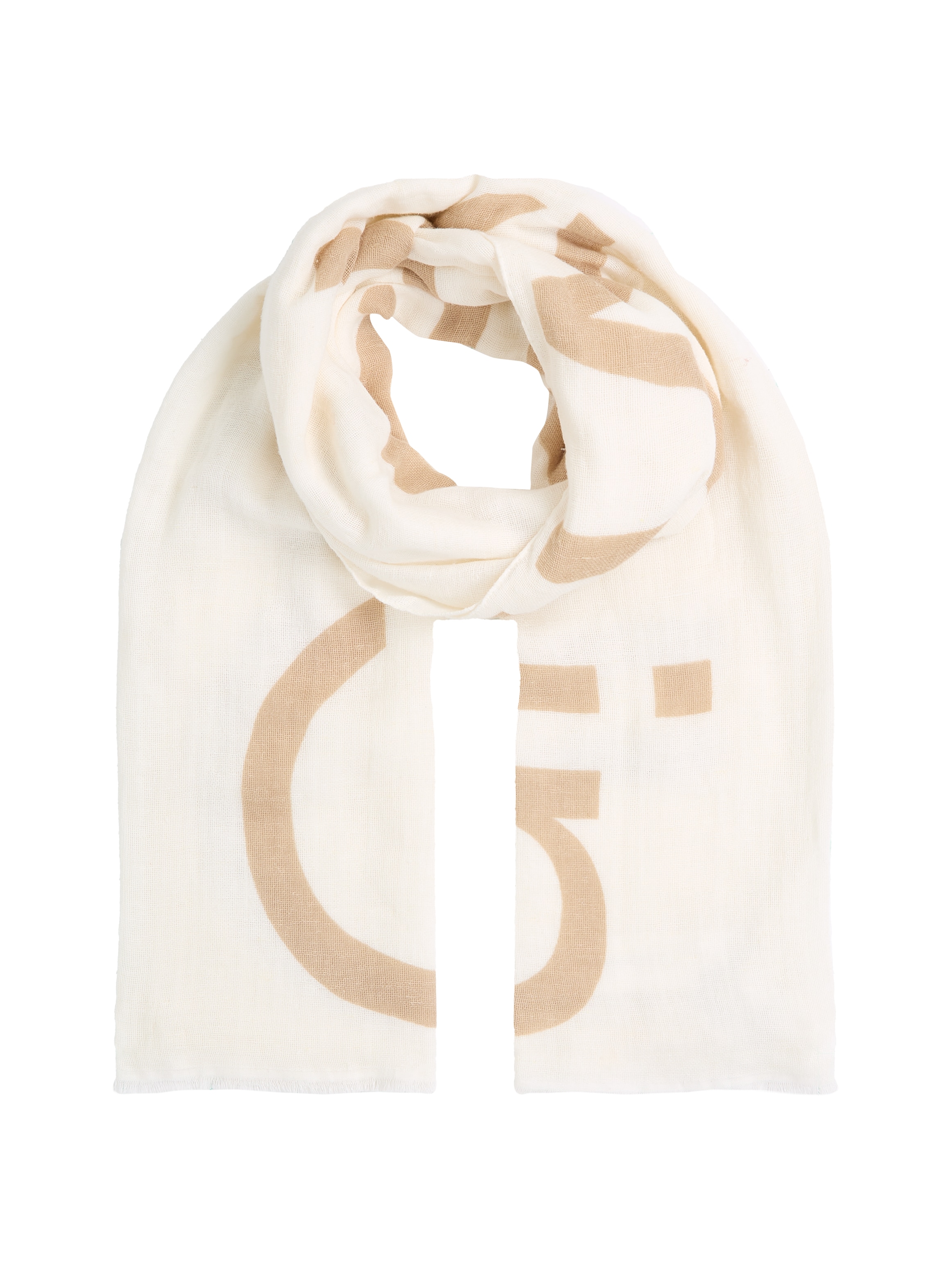 Calvin Klein Schal "BOLD LOGO COTTON HEMP SCARF", mit Logo-Print günstig online kaufen