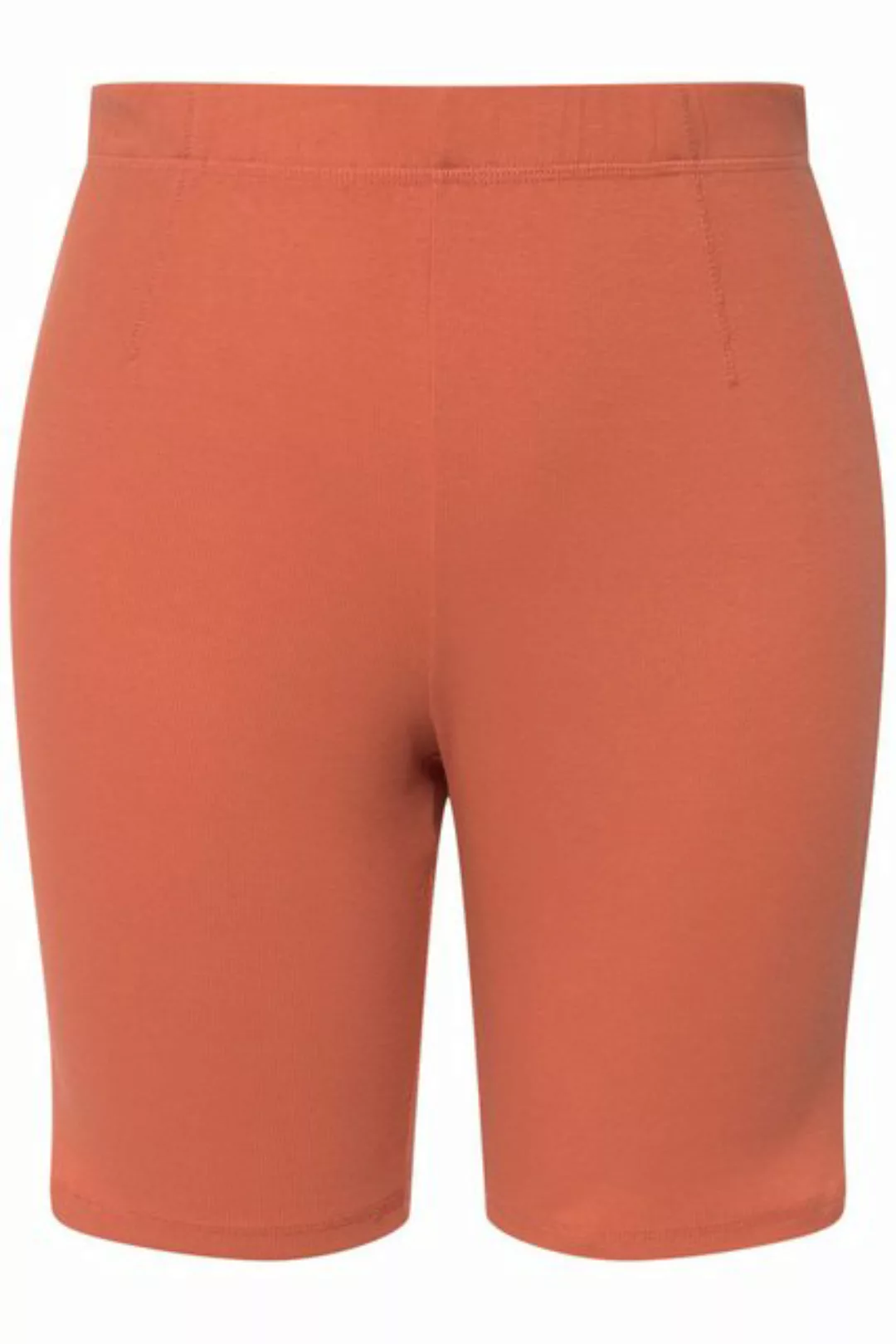 Ulla Popken Radlerhose Yoga-Radler Rippjersey Slim Biobaumwolle günstig online kaufen