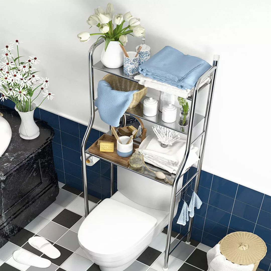 GarveeMore Badregal Metall-Organisationsregal über der Toilette günstig online kaufen
