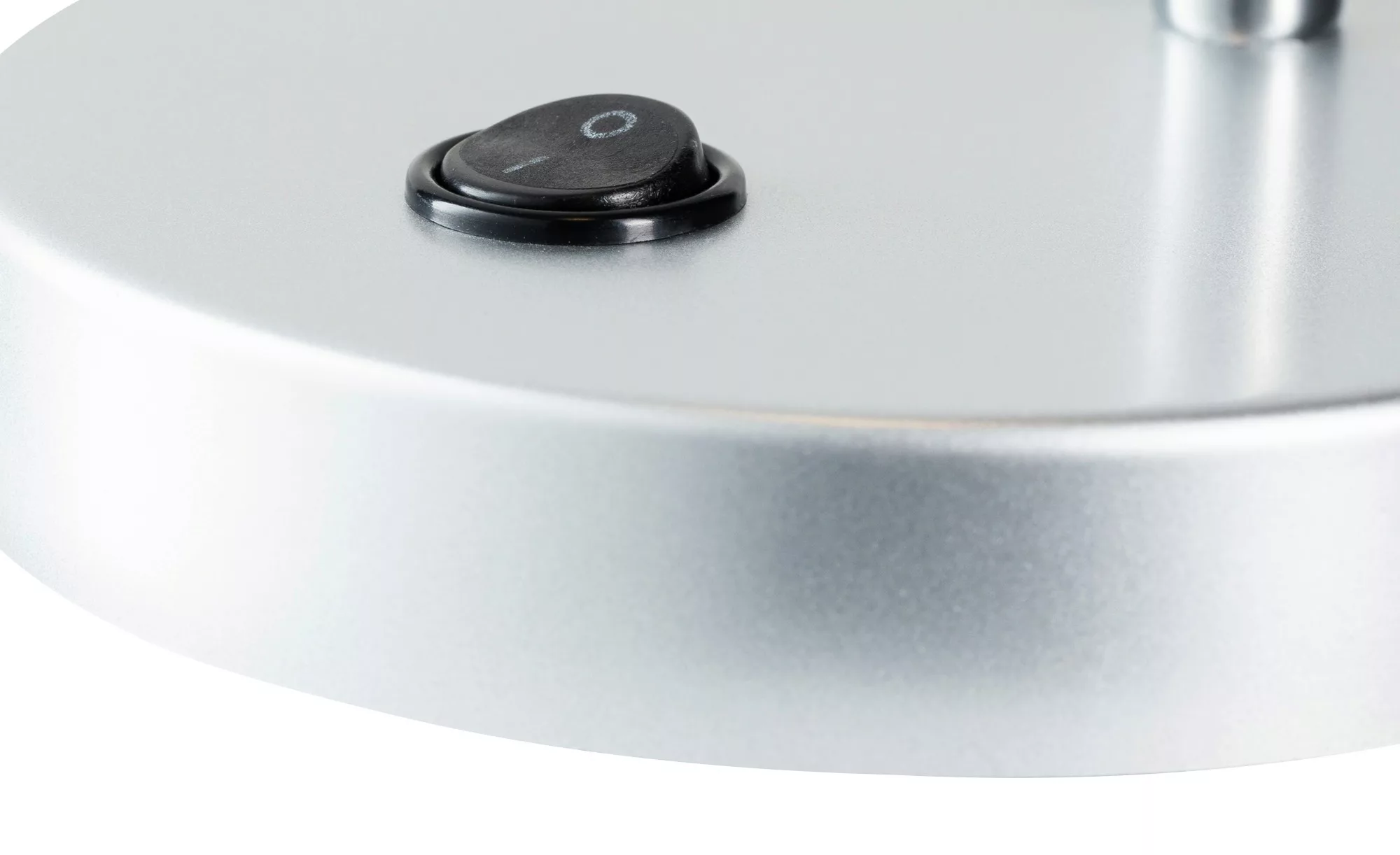 KHG LED Tischleuchte, 1-flammig - silber - 43,5 cm - Sconto günstig online kaufen