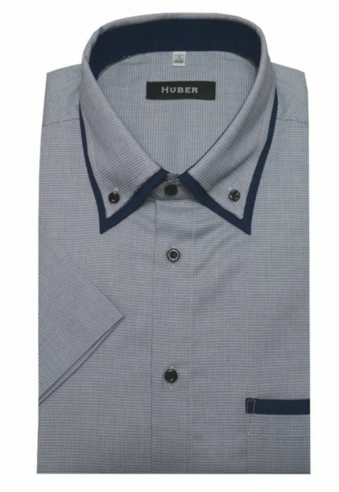 Huber Hemden Kurzarmhemd HU-0195 Button-down-Kragen, Kurzarm, Regular Fit - günstig online kaufen