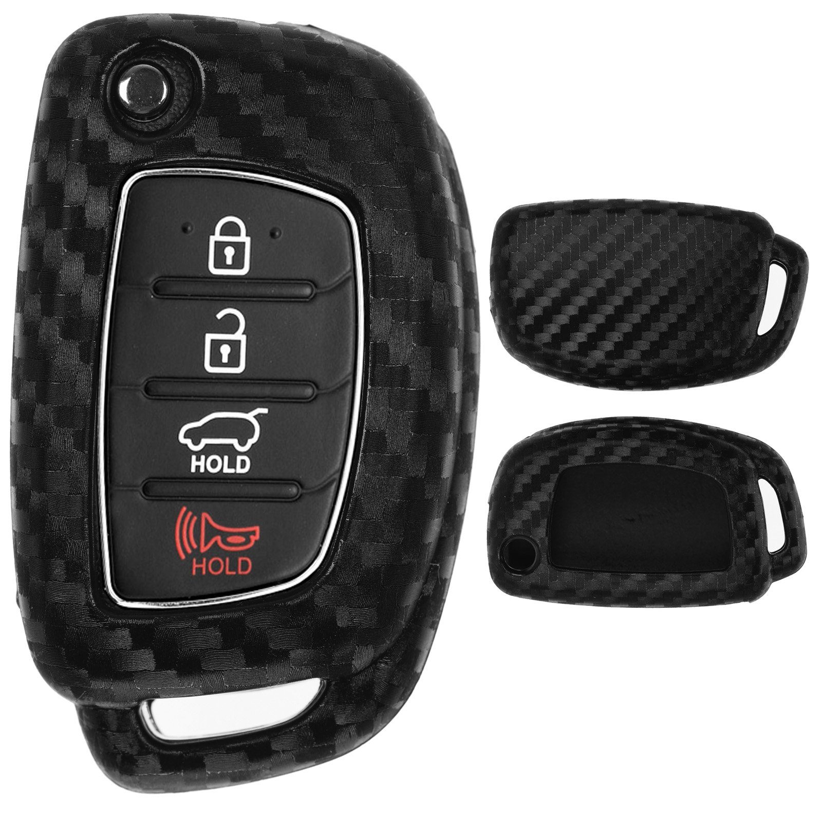 mt-key Schlüsseltasche Autoschlüssel Softcase Silikon Schutzhülle günstig online kaufen