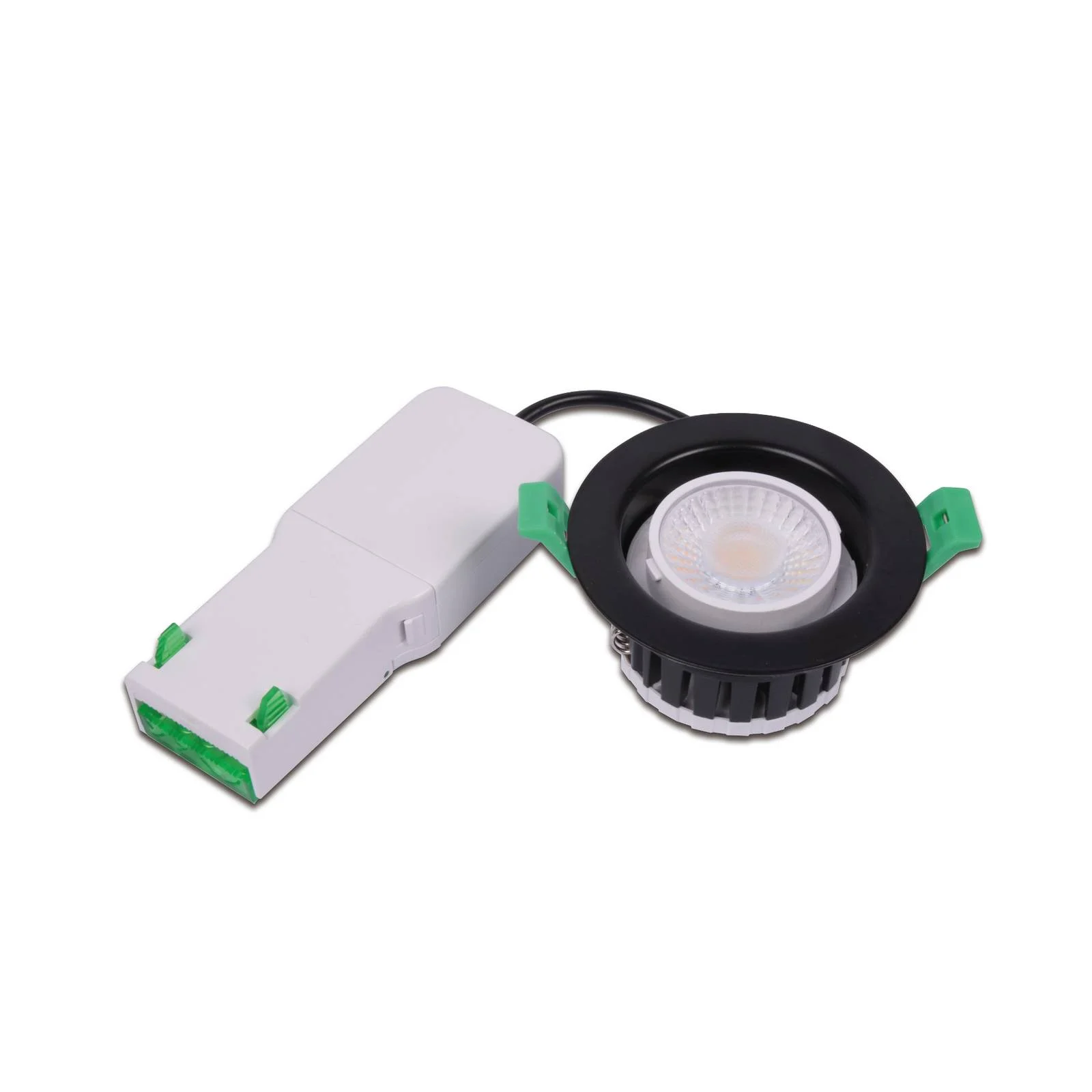 LED-Einbaustrahler Eco R 68, weiß, Ø 9 cm, Metall, IP65, CCT günstig online kaufen