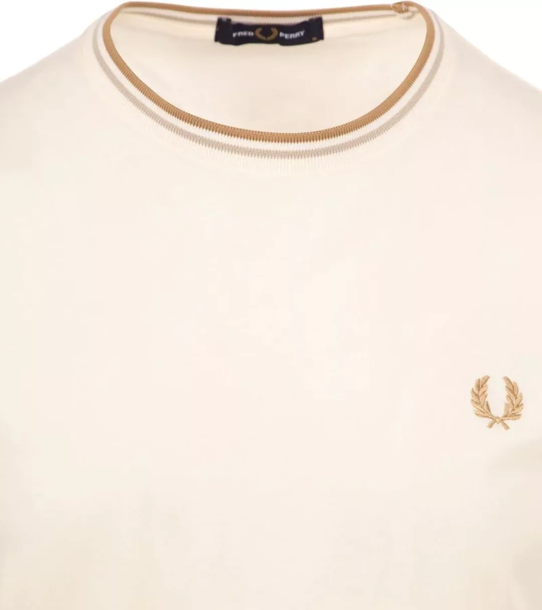 Fred Perry Twin Tipped T-shirt Aus Weiß - Größe S günstig online kaufen
