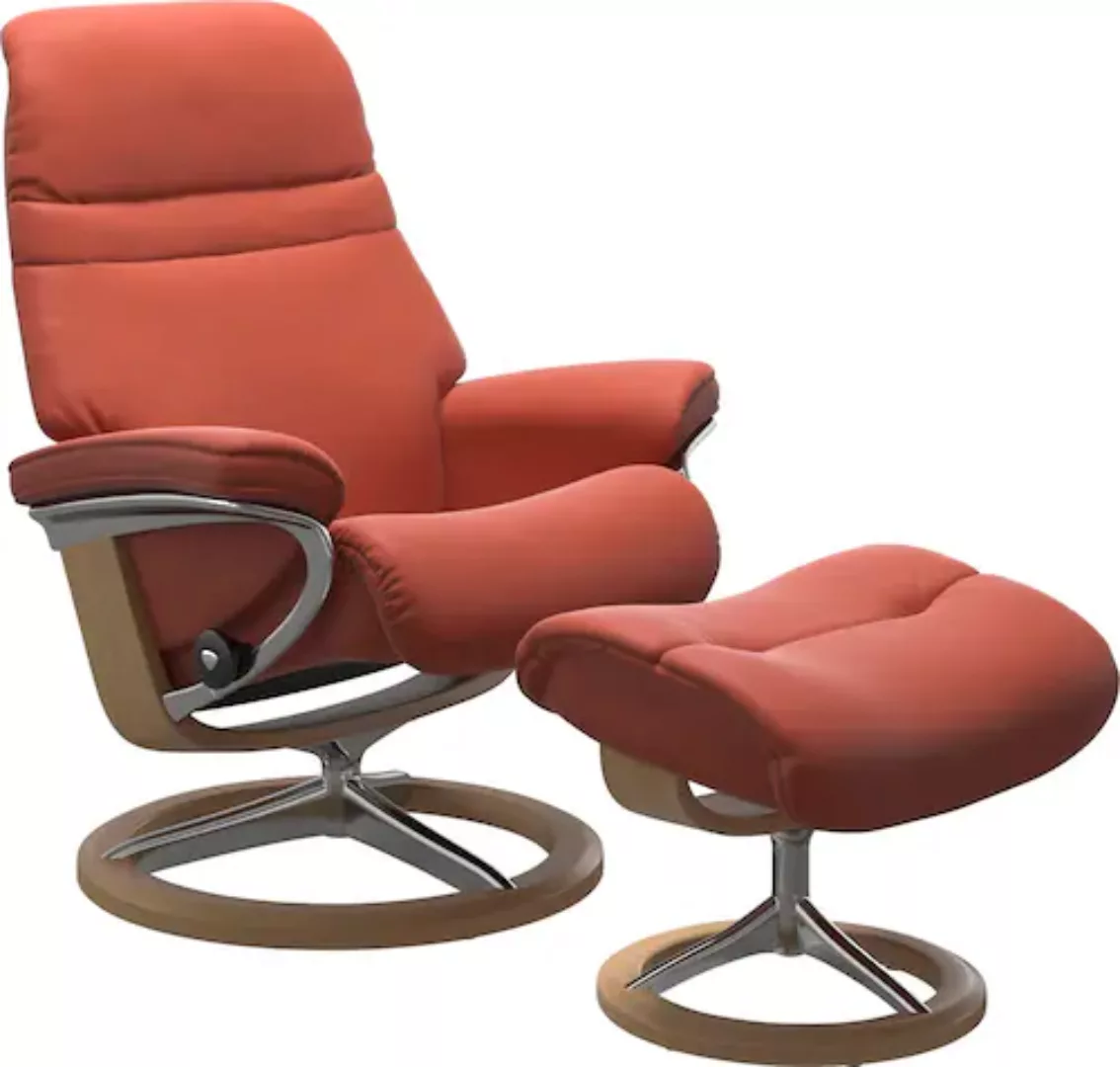 Stressless® Relaxsessel »Sunrise«, (Set, Relaxsessel mit Hocker), mit Signa günstig online kaufen