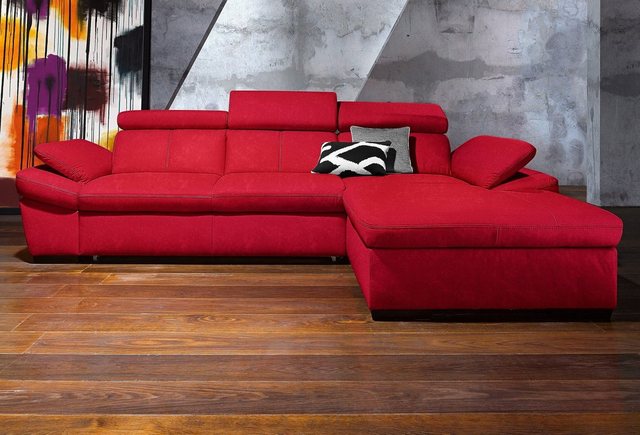 exxpo - sofa fashion Ecksofa "Salerno, klassisch modernes Funktionssofa, ho günstig online kaufen