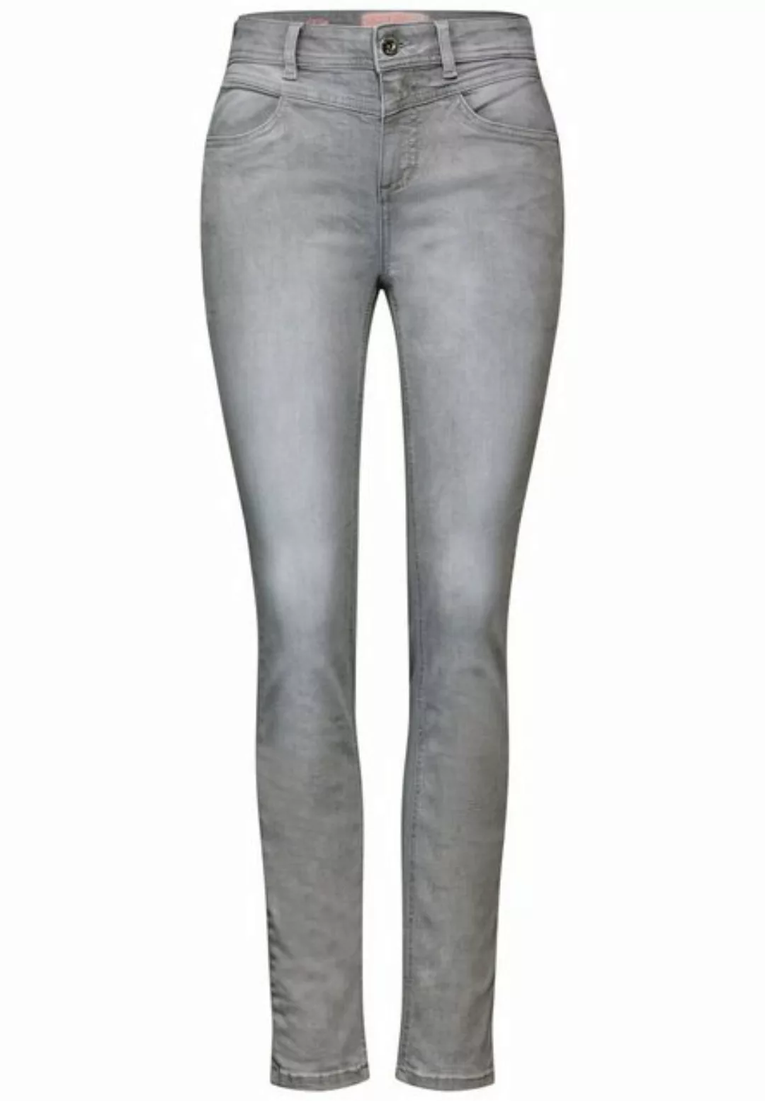 STREET ONE Regular-fit-Jeans Style QR York,hw,light blue, light blue random günstig online kaufen