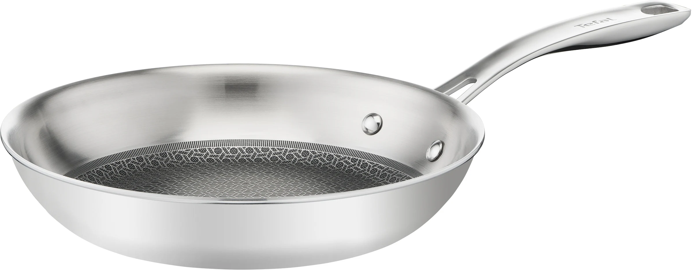 Tefal Bratpfanne »Eternal Mesh«, Edelstahl 18/10, (1 tlg.), Triply3-Schicht günstig online kaufen