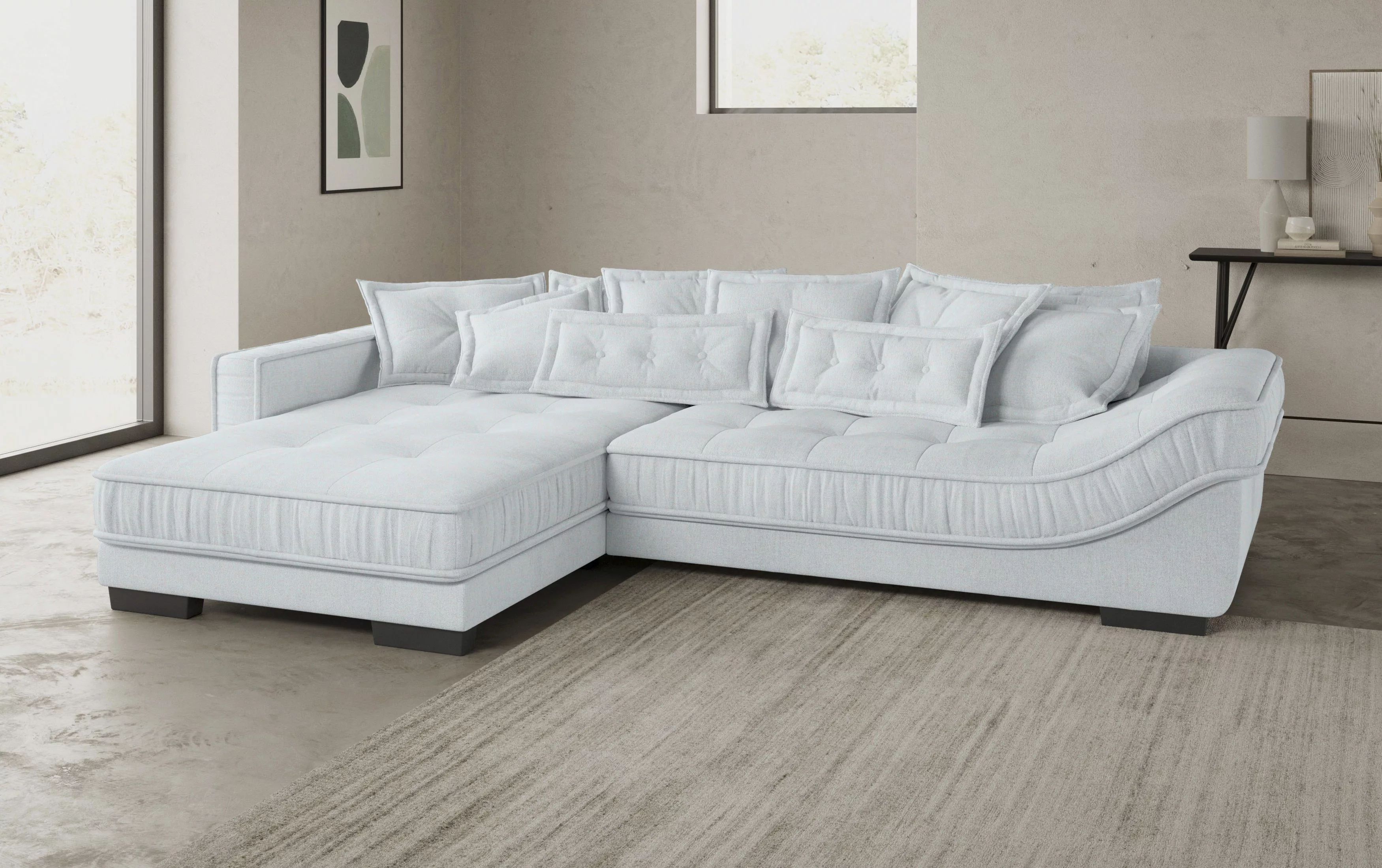 INOSIGN Ecksofa "Diwan II DuraFlex", DuraFlex-Kaltschaumpolsterung, bis 140 günstig online kaufen