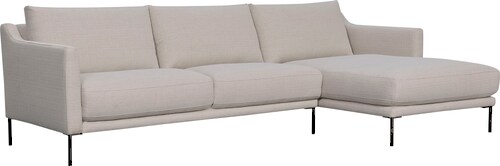 Leonique Ecksofa "Denver", (2 St.), Ecksofa, L-Form rechts, Stoff beige, ab günstig online kaufen