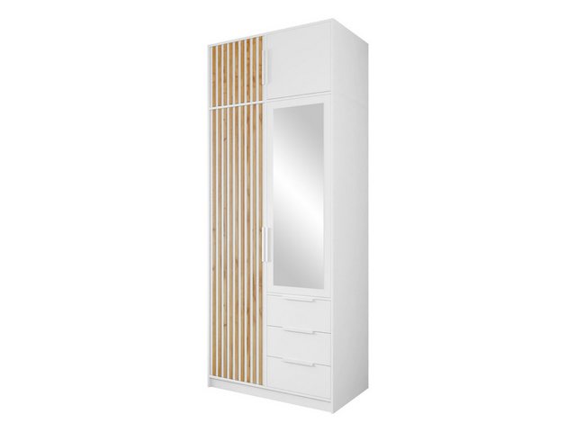 MIRJAN24 Kleiderschrank Bali Lux 2D (mit 6 Drehtüren und 3 Schubladen) Fron günstig online kaufen