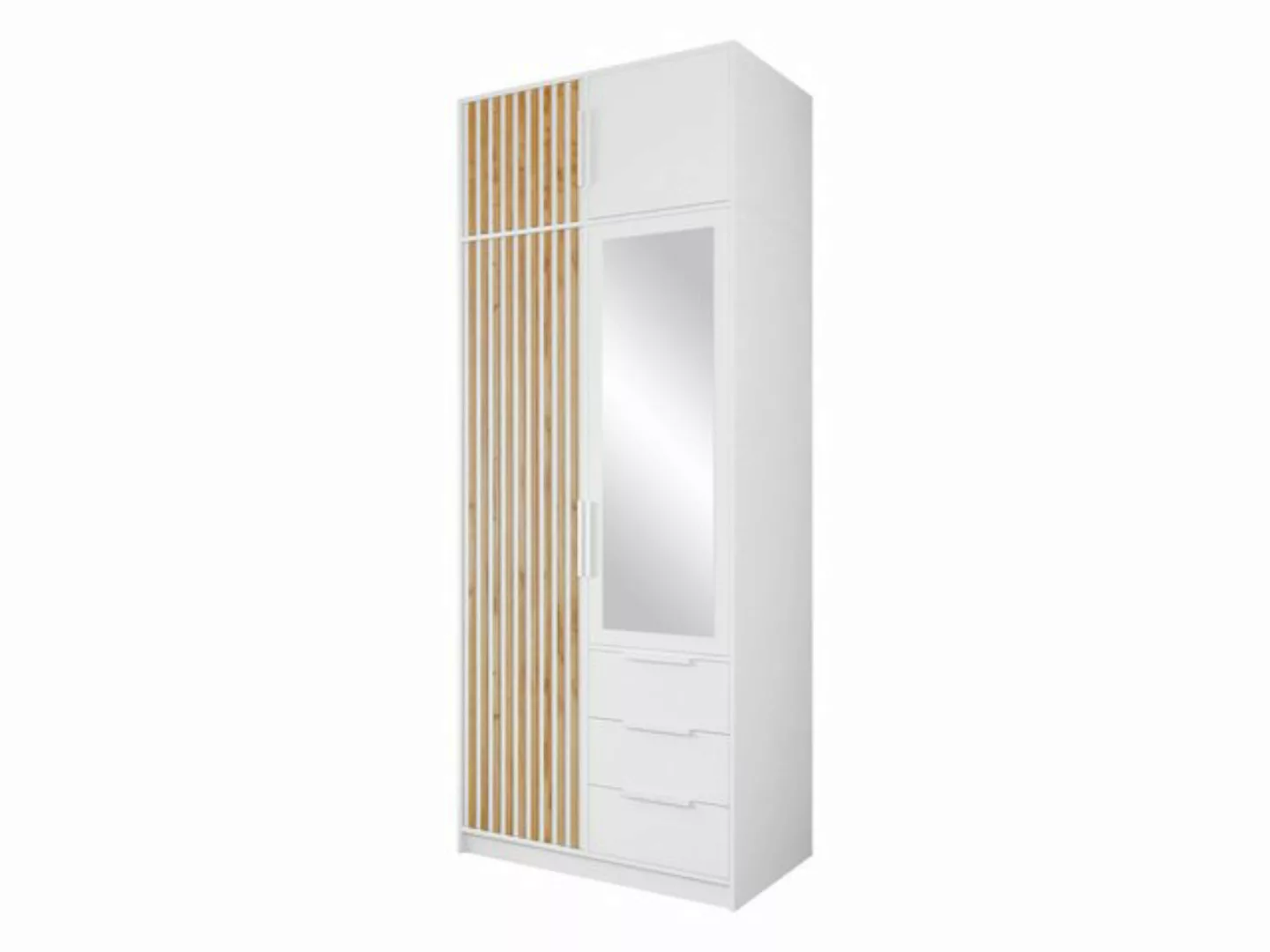 MIRJAN24 Kleiderschrank Bali Lux 2D (mit 6 Drehtüren und 3 Schubladen) Fron günstig online kaufen