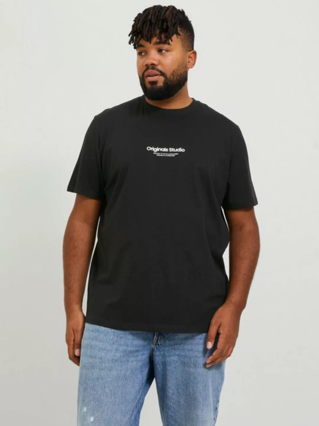 Jack & Jones PlusSize Kurzarmshirt "JORVESTERBRO TEE SS CREW NECK NOOS PLS" günstig online kaufen