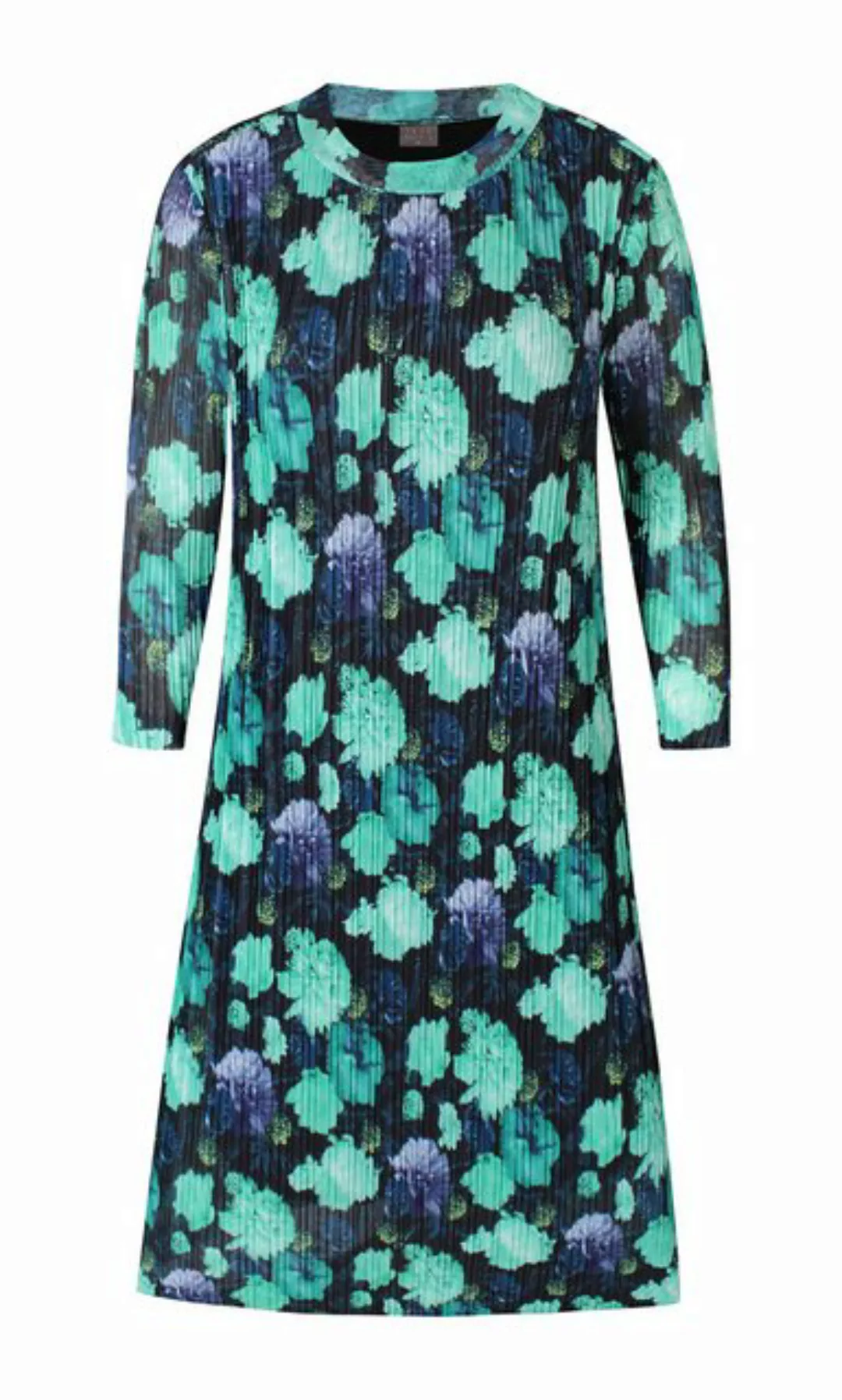ZE-ZE Nordic Plisseekleid Plissee Kleid Blumenmuster Evergreen günstig online kaufen