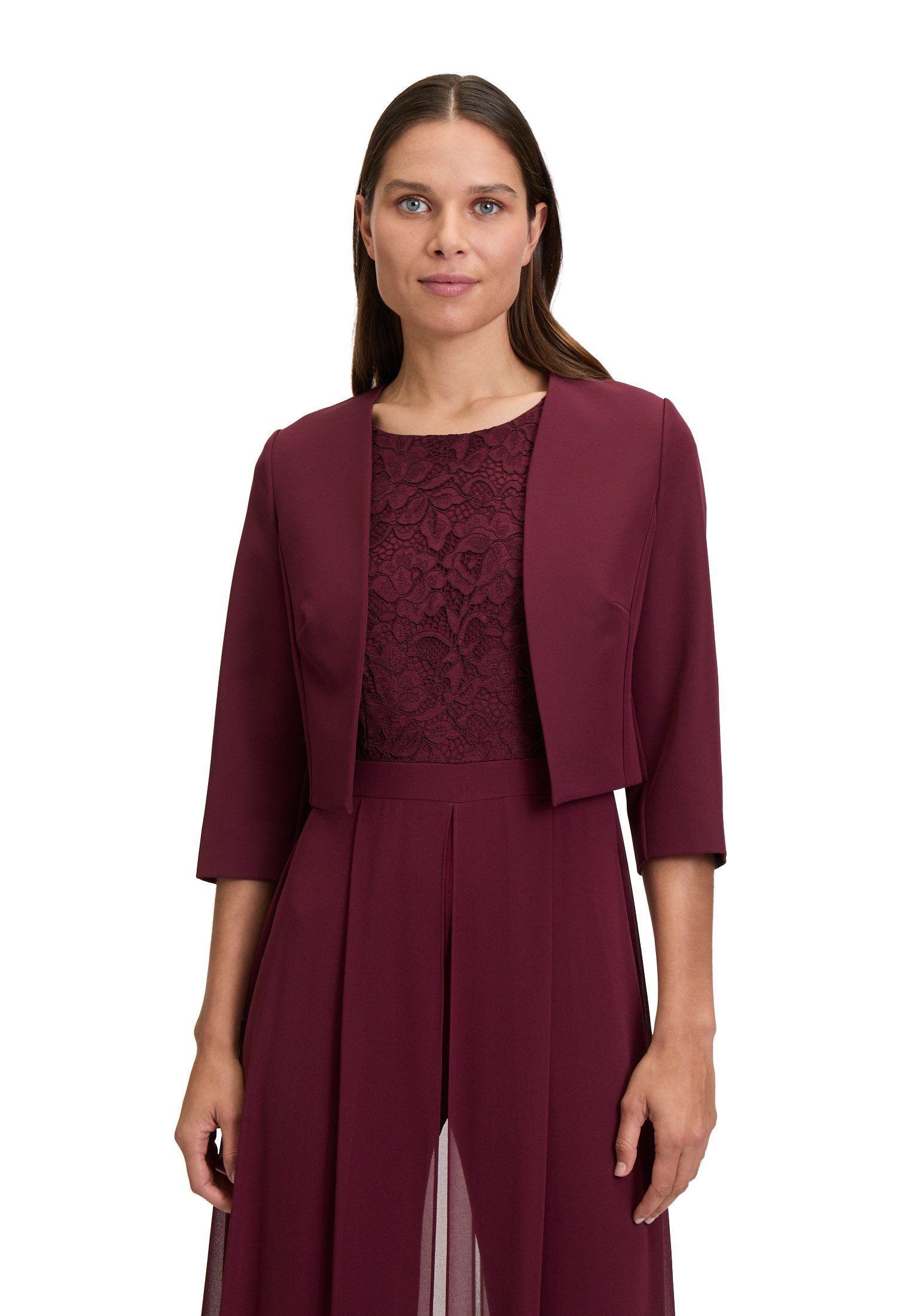 Vera Mont Bolerojacke "Vera Mont Damen Bolero-Jacke mit Kellerfalten" günstig online kaufen