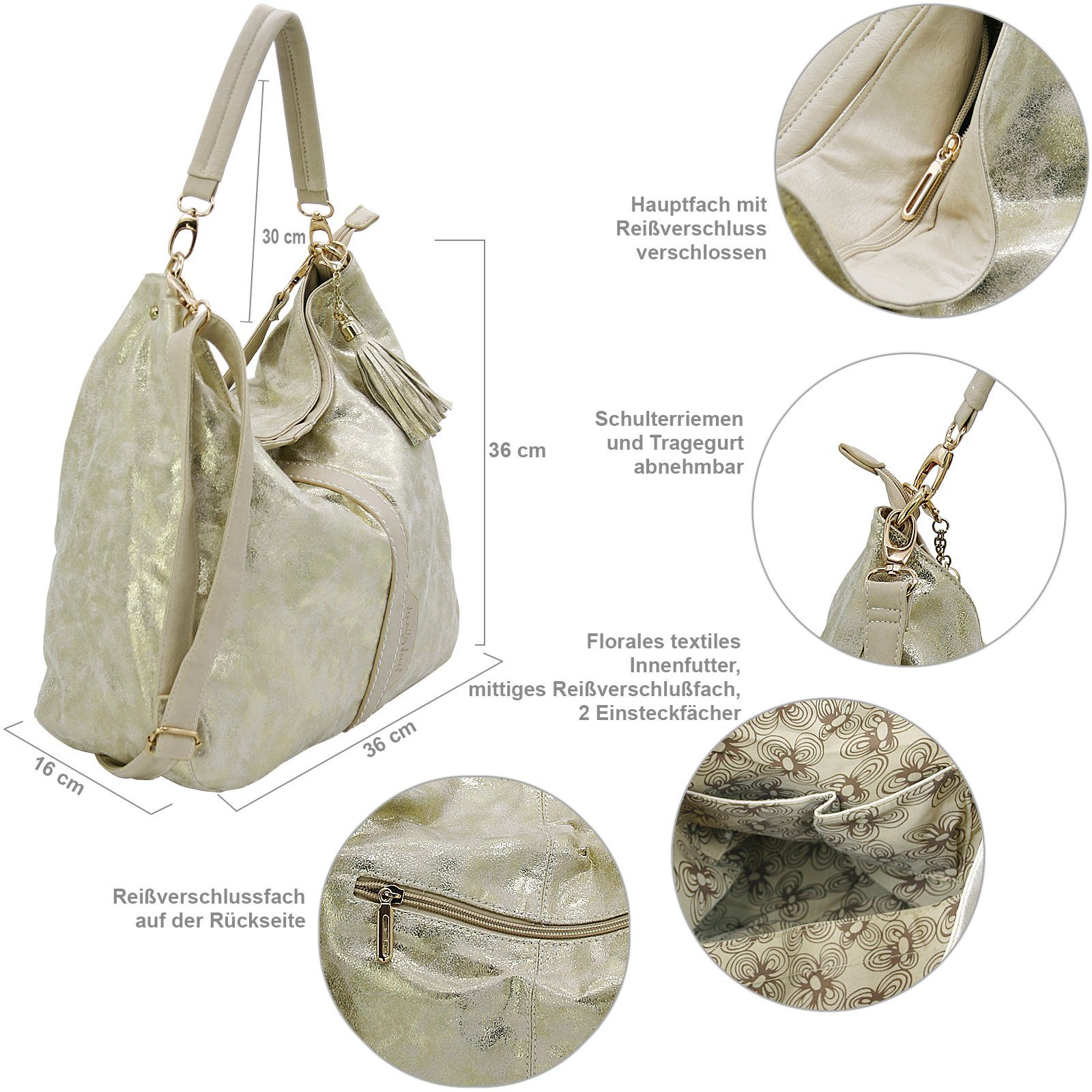J JONES JENNIFER JONES Schultertasche - günstig online kaufen