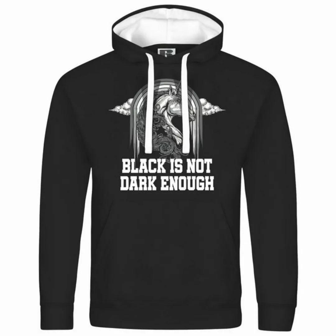 deinshirt Kapuzenpullover Herren Kapuzenpullover Black is not dark enough M günstig online kaufen