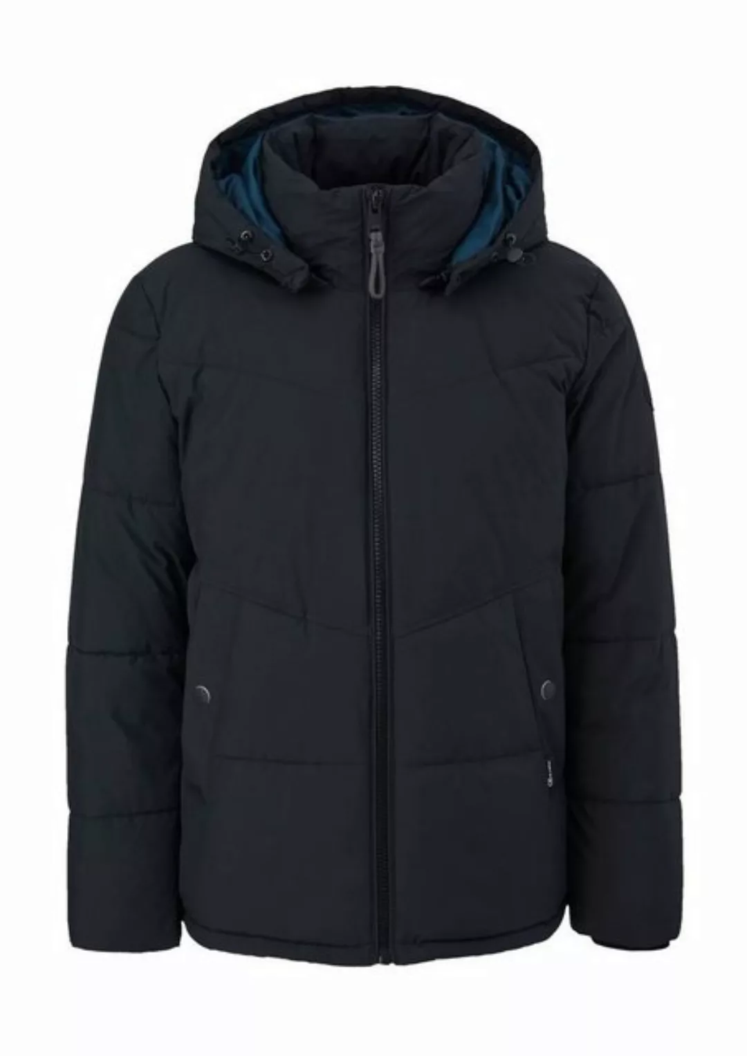 QS Steppjacke Steppjacke (1, 1-St) mit abnehmbarer Kapuze günstig online kaufen