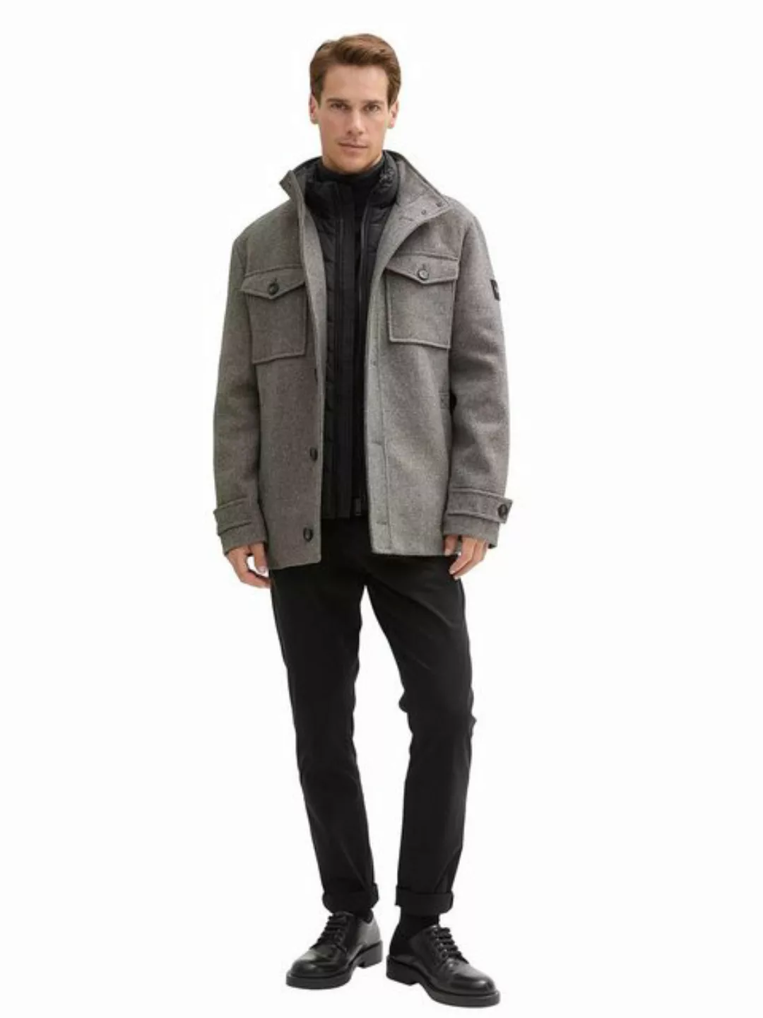 TOM TAILOR Wolljacke 1042209 2-in-1 Jacke mit weichem Wollanteil günstig online kaufen