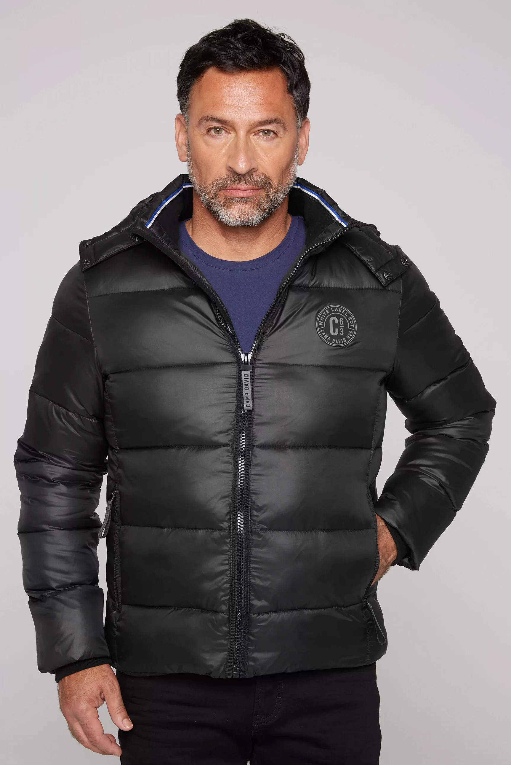 CAMP DAVID Winterjacke, mit Kapuze, mit verstellbarem Gummizug im Saum günstig online kaufen