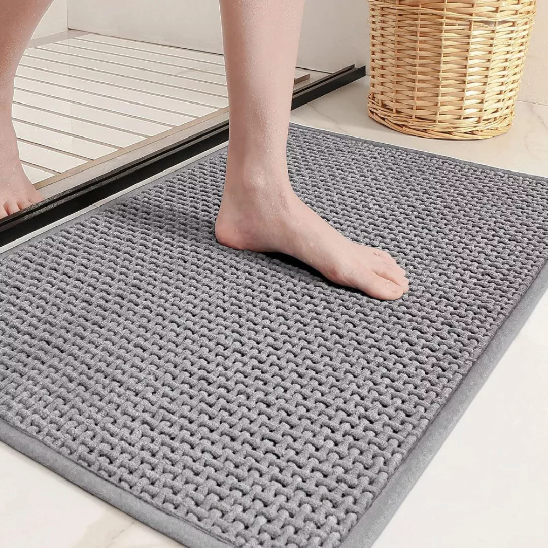 NUODWELL Badematte Badezimmerteppich, Badteppich rutschfest Waschbar, günstig online kaufen