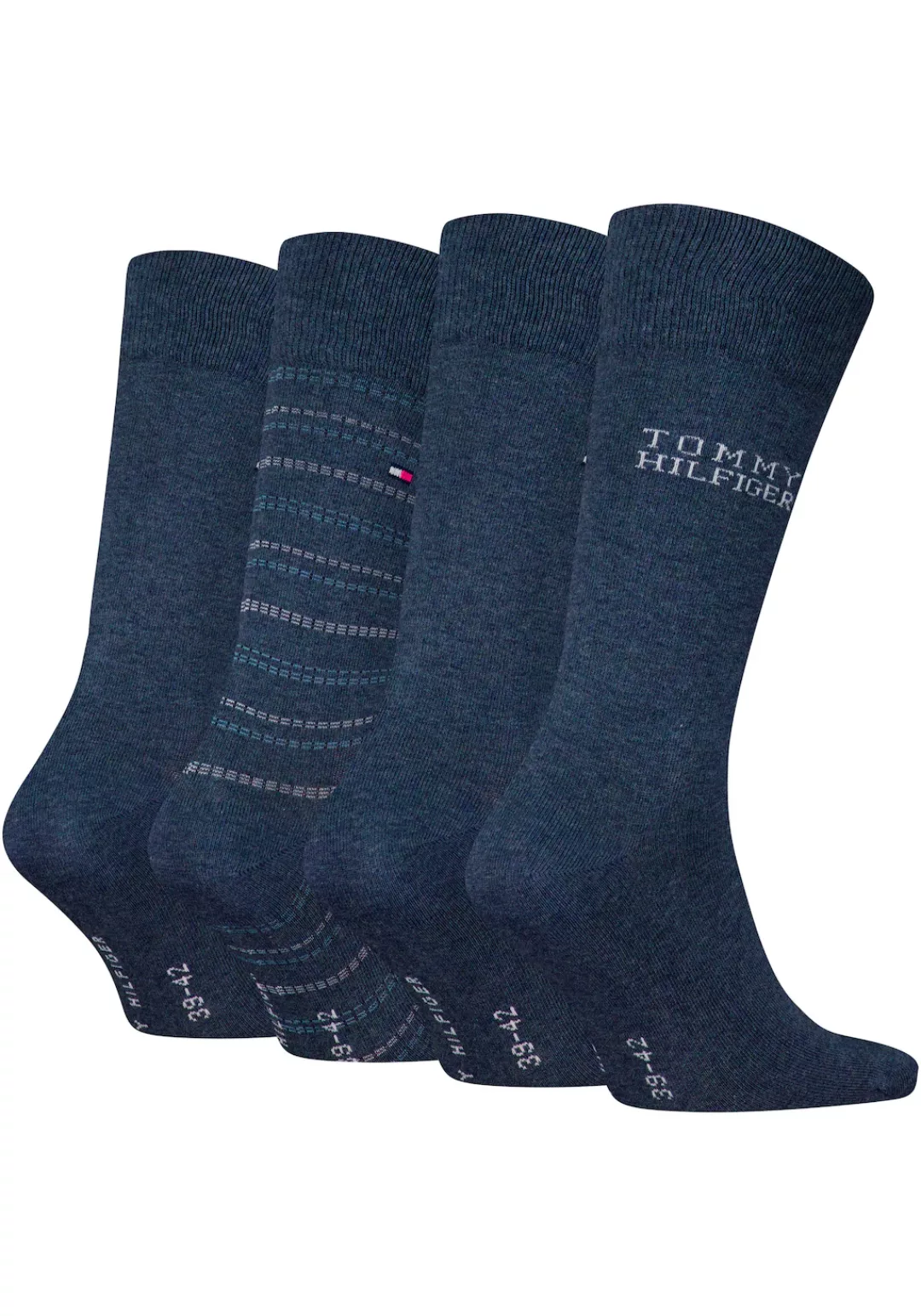 Tommy Hilfiger Socken, (4 Paar), mit dezenter Logoprägung günstig online kaufen