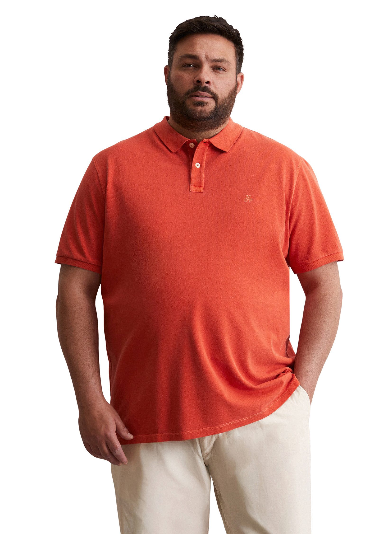 Marc OPolo Poloshirt "aus Bio-Baumwolle" günstig online kaufen