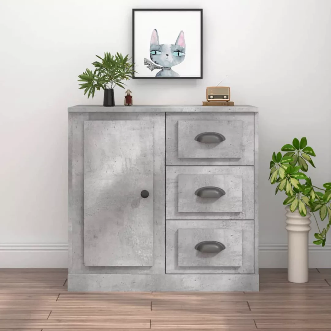 Vidaxl Sideboard Betongrau 70x35,5x67,5 Cm Holzwerkstoff günstig online kaufen