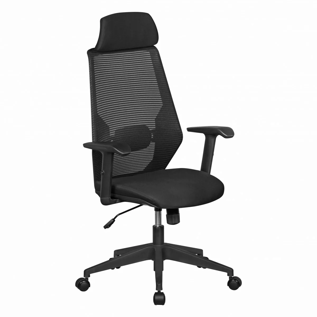 NetStar | Bürostuhl Stoff-Sitzfläche in schwarz | Schreibtischstuhl mit Rüc günstig online kaufen