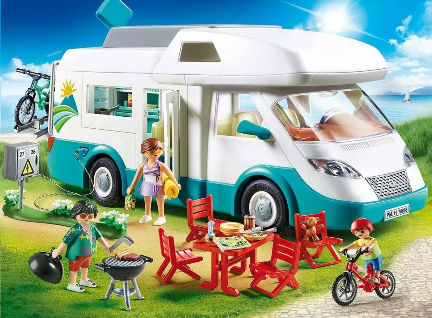 Playmobil® Familien-Wohnmobil, Family Fun Konstruktions-Spielset, (135 günstig online kaufen