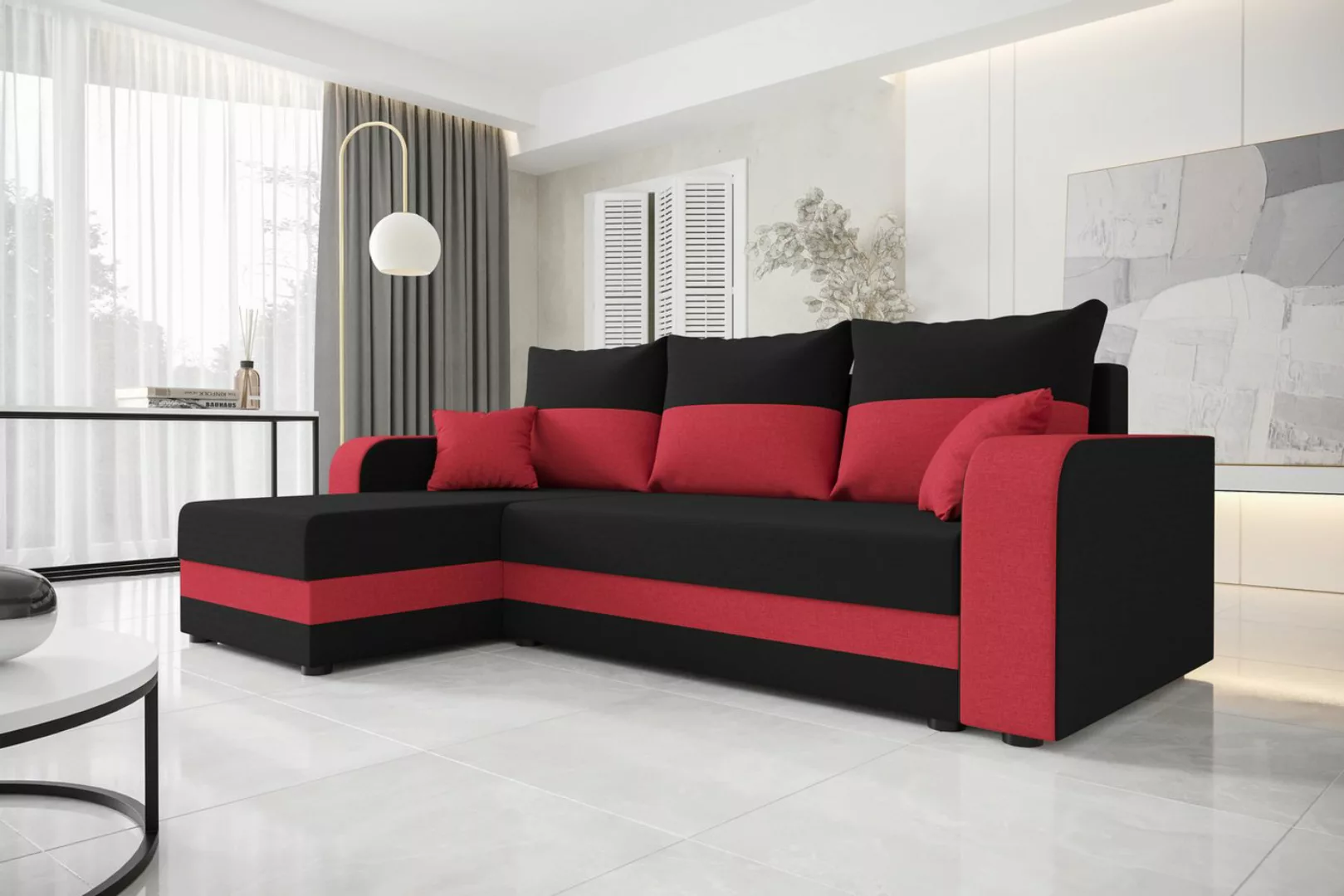 ALTDECOR Ecksofa HEWLI-BIS, Couch mit Schlaffunktion, Wohnzimmer - Wohnland günstig online kaufen