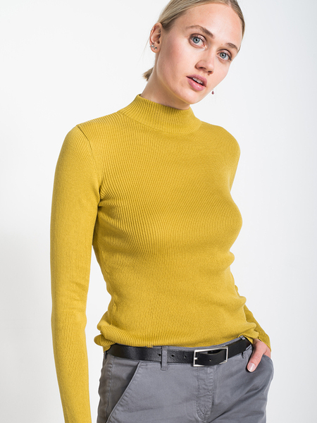 Damen Pullover Mit Rollkragen Bio-baumwolle günstig online kaufen