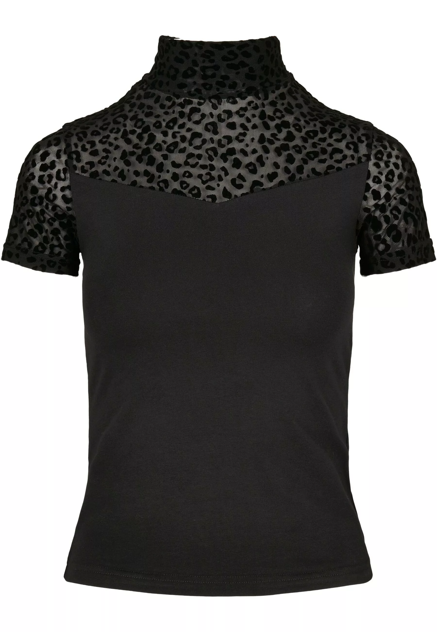 URBAN CLASSICS T-Shirt "Urban Classics Damen Ladies Flock Lace Turtleneck T günstig online kaufen