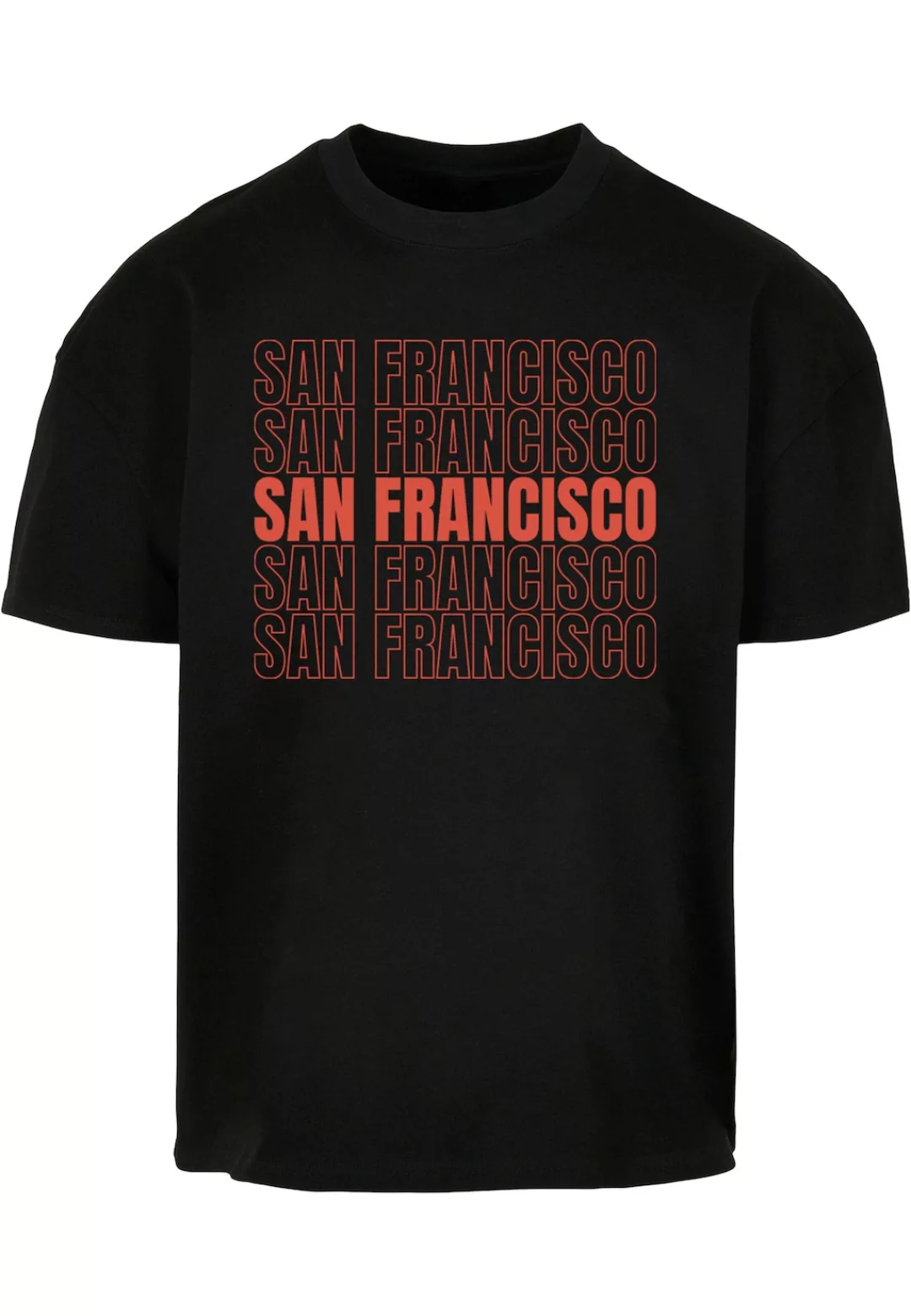 Merchcode T-Shirt Merchcode Herren San Francisco Ultra Heavy Cotton Box T-S günstig online kaufen