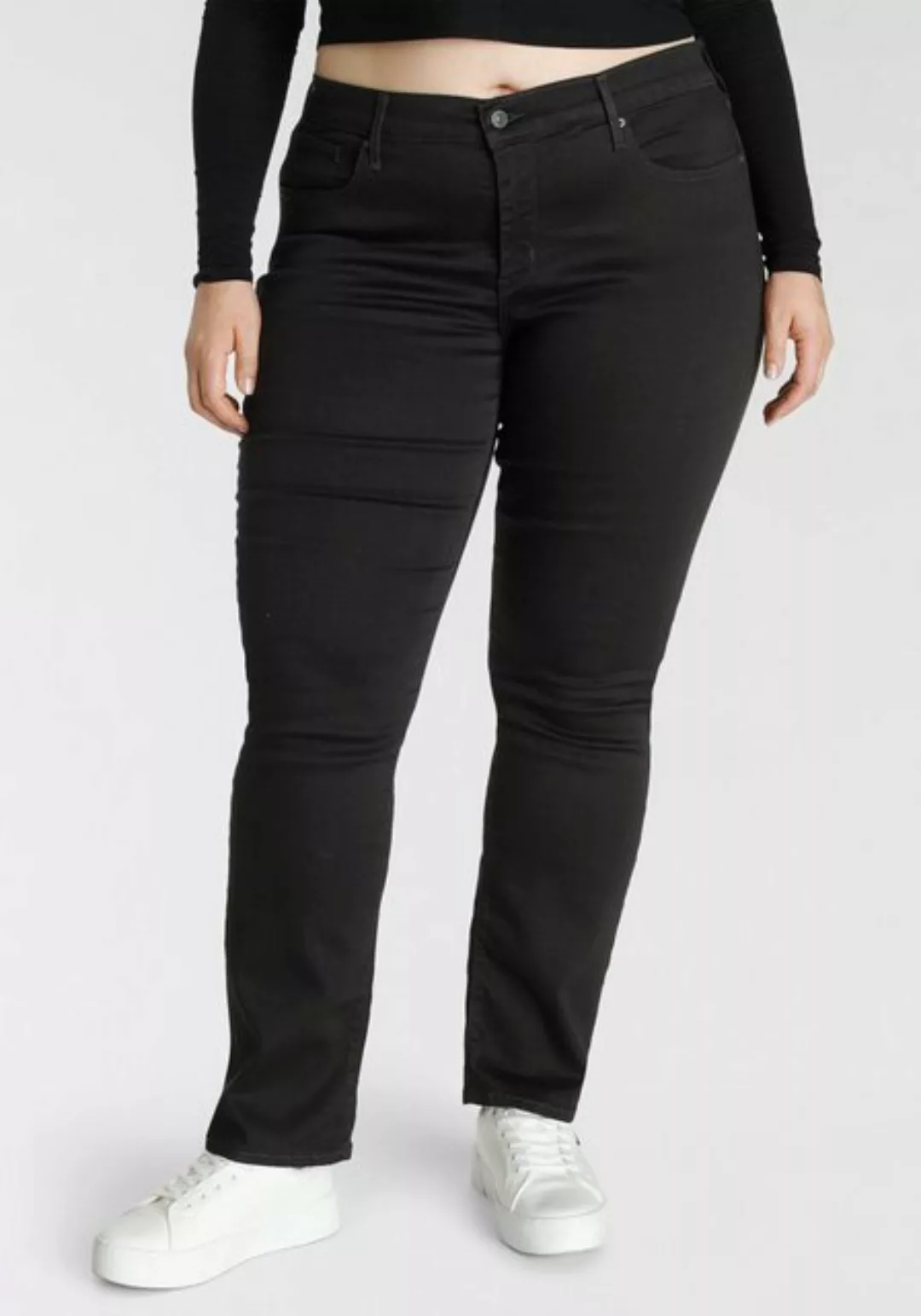 Levi's® Plus Straight-Jeans 314 Shaping Straight in Baumwoll-Stretch günstig online kaufen