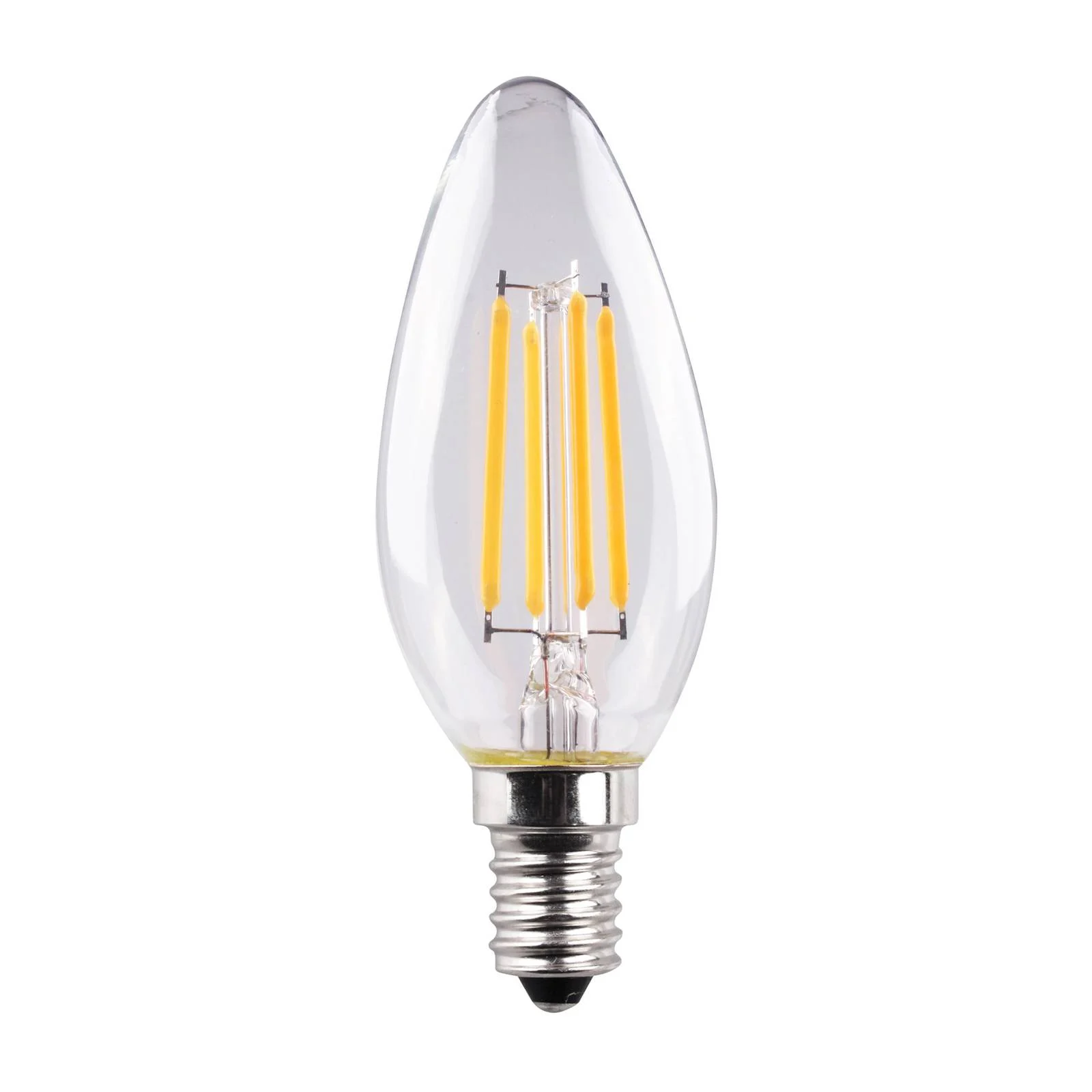 Müller Licht LED Kerze E14 4,2 W Filament 2.700 K klar, 2er günstig online kaufen