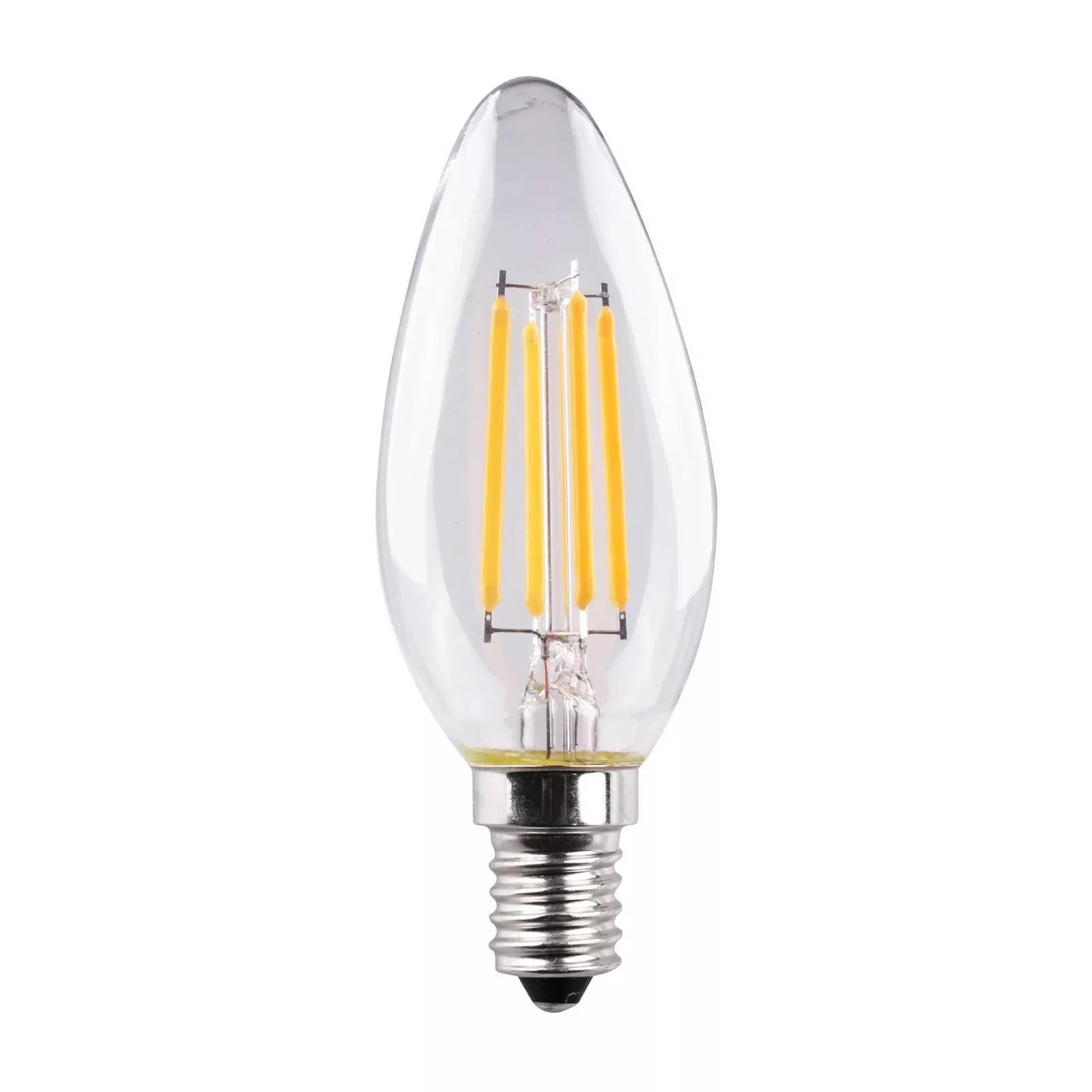 Müller Licht LED Kerze E14 4,2 W Filament 2.700 K klar, 2er günstig online kaufen