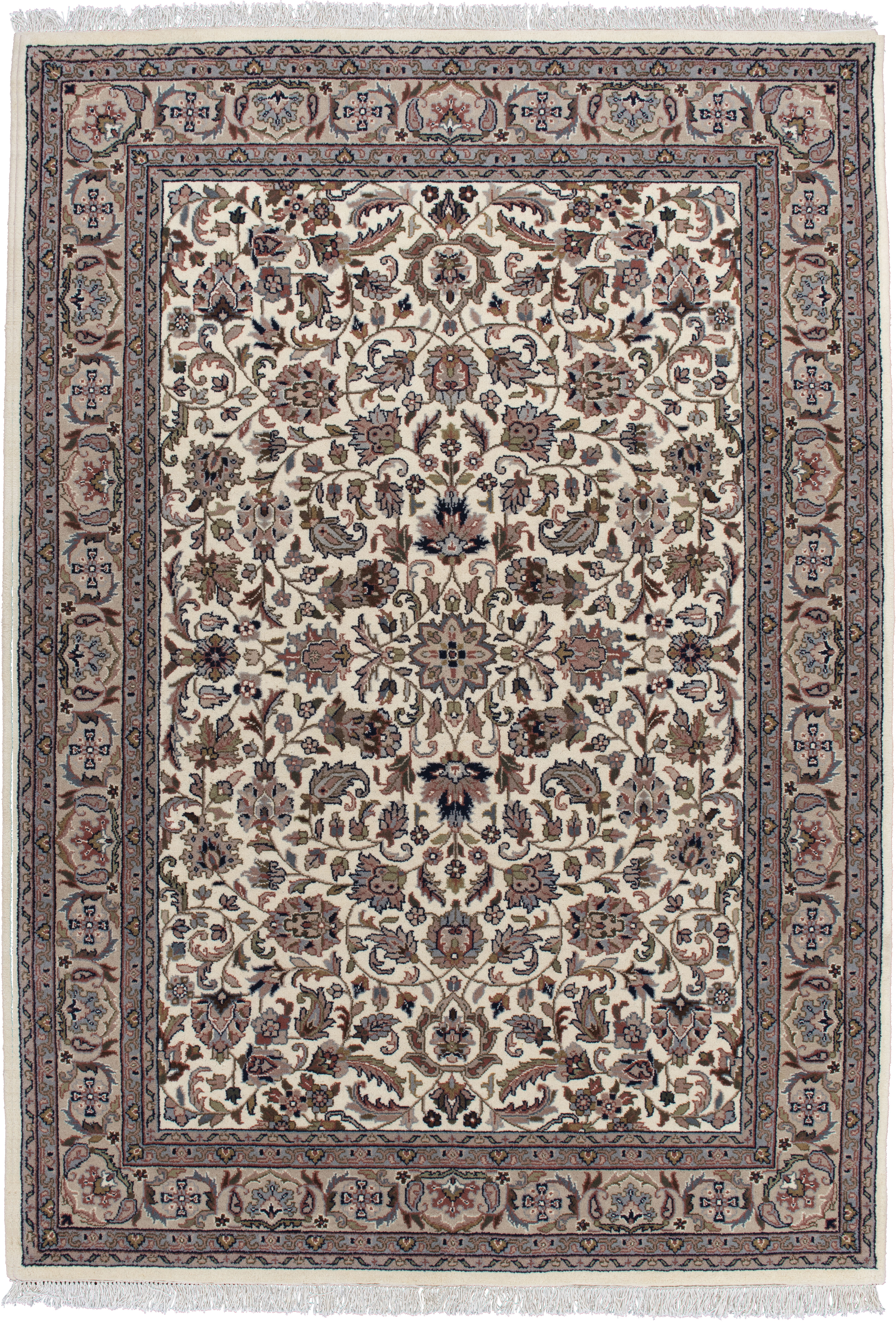 THEKO Orientteppich »Benares Isfahan«, rechteckig, reine Wolle, handgeknüpf günstig online kaufen