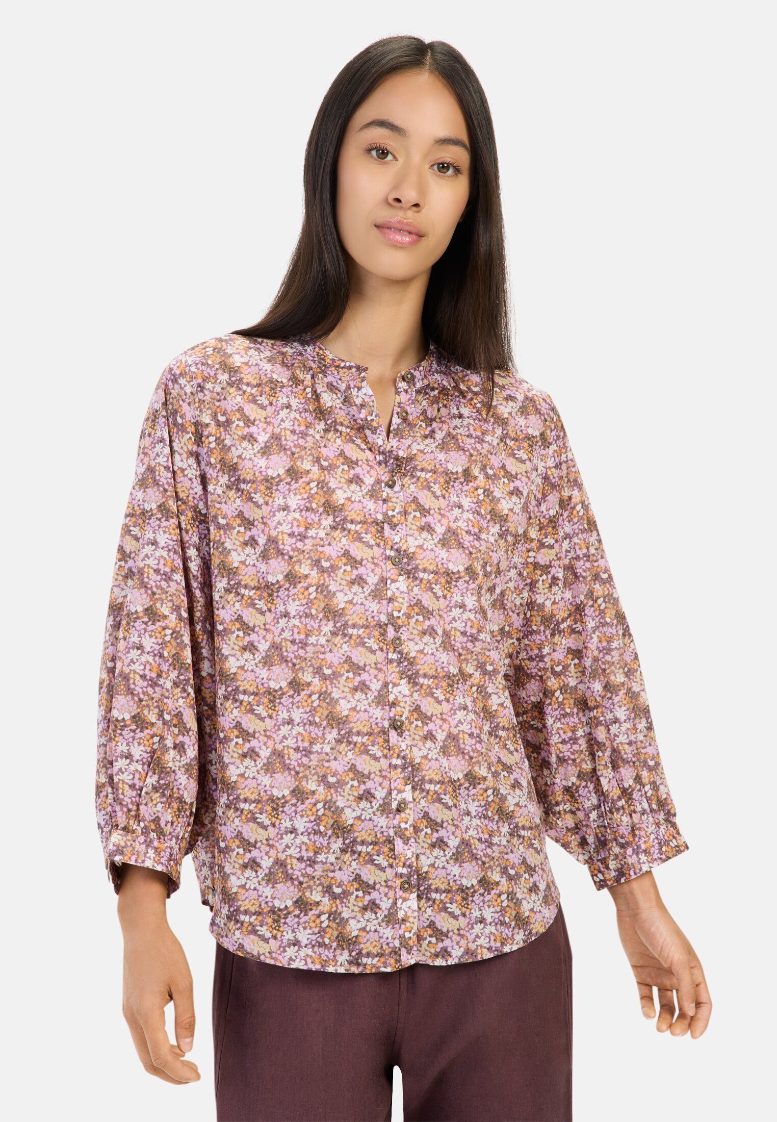 camel active Langarmbluse mit Allover Print günstig online kaufen