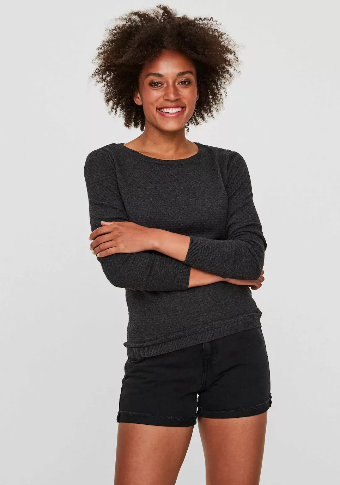 Vero Moda Damen Pullover VMCARE STRUCTURE günstig online kaufen