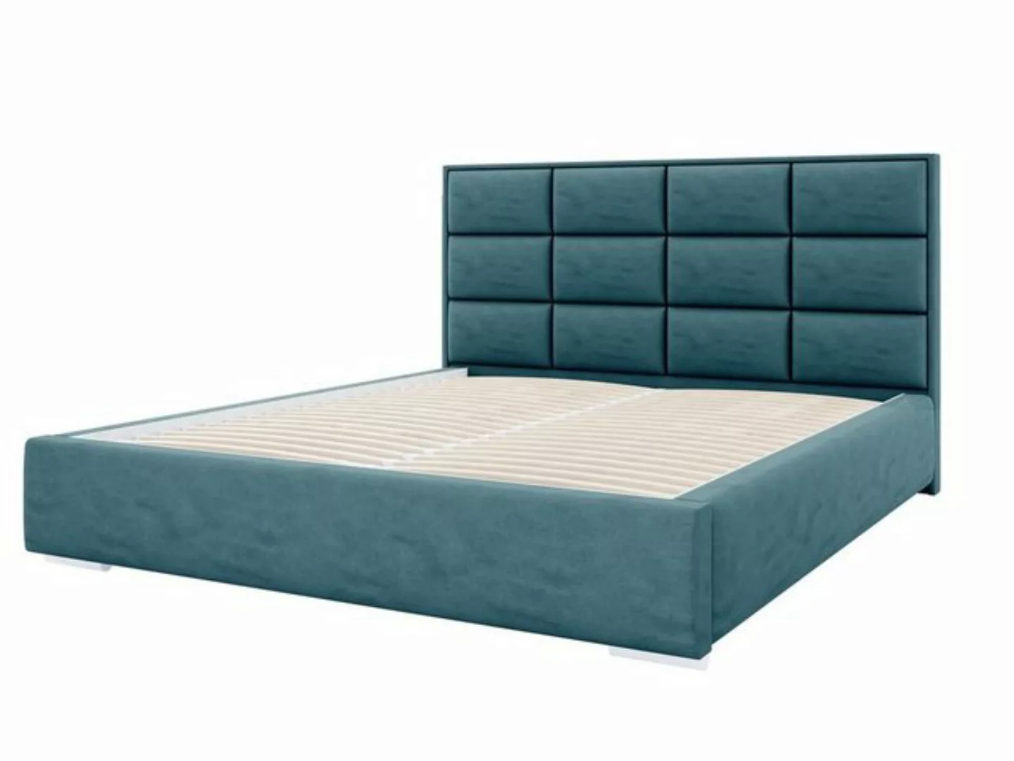 Beautysofa Boxspringbett KEYA (modernen Polsterbett, Bett), inklusive Holzg günstig online kaufen