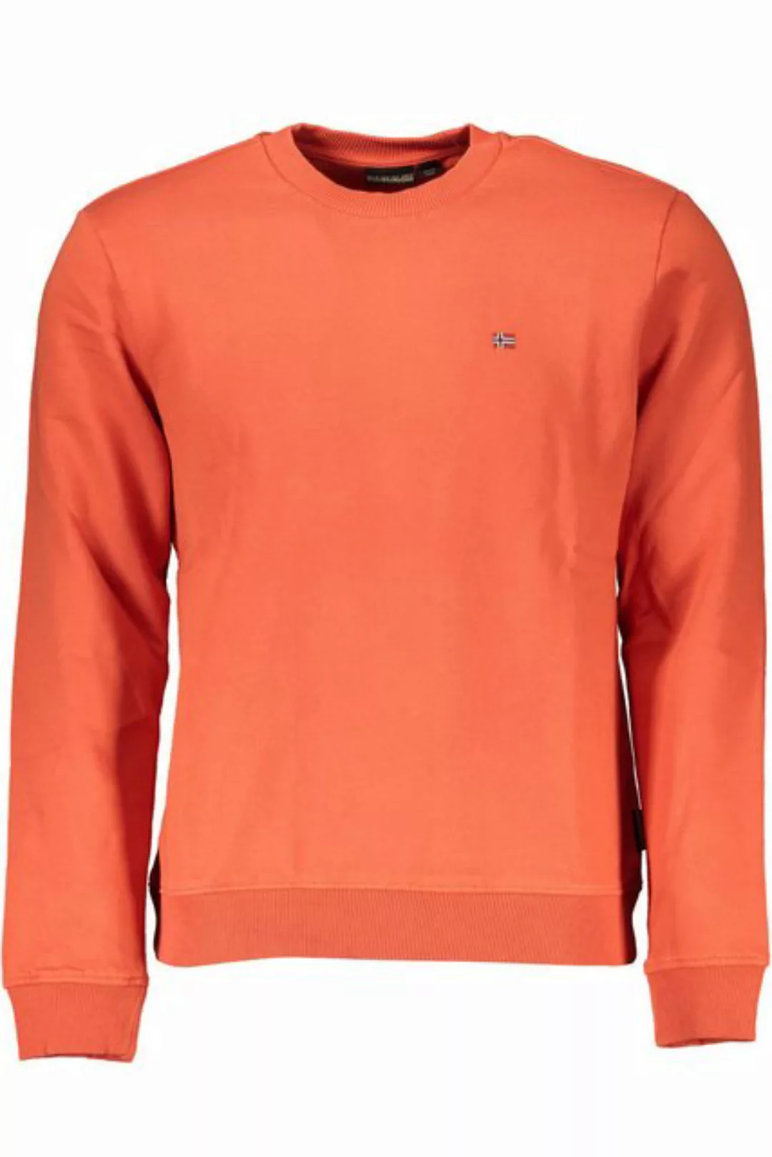 Napapijri Sweatshirt Rotes Herren-Sweatshirt: Bio-Baumwolle & Stickerei günstig online kaufen