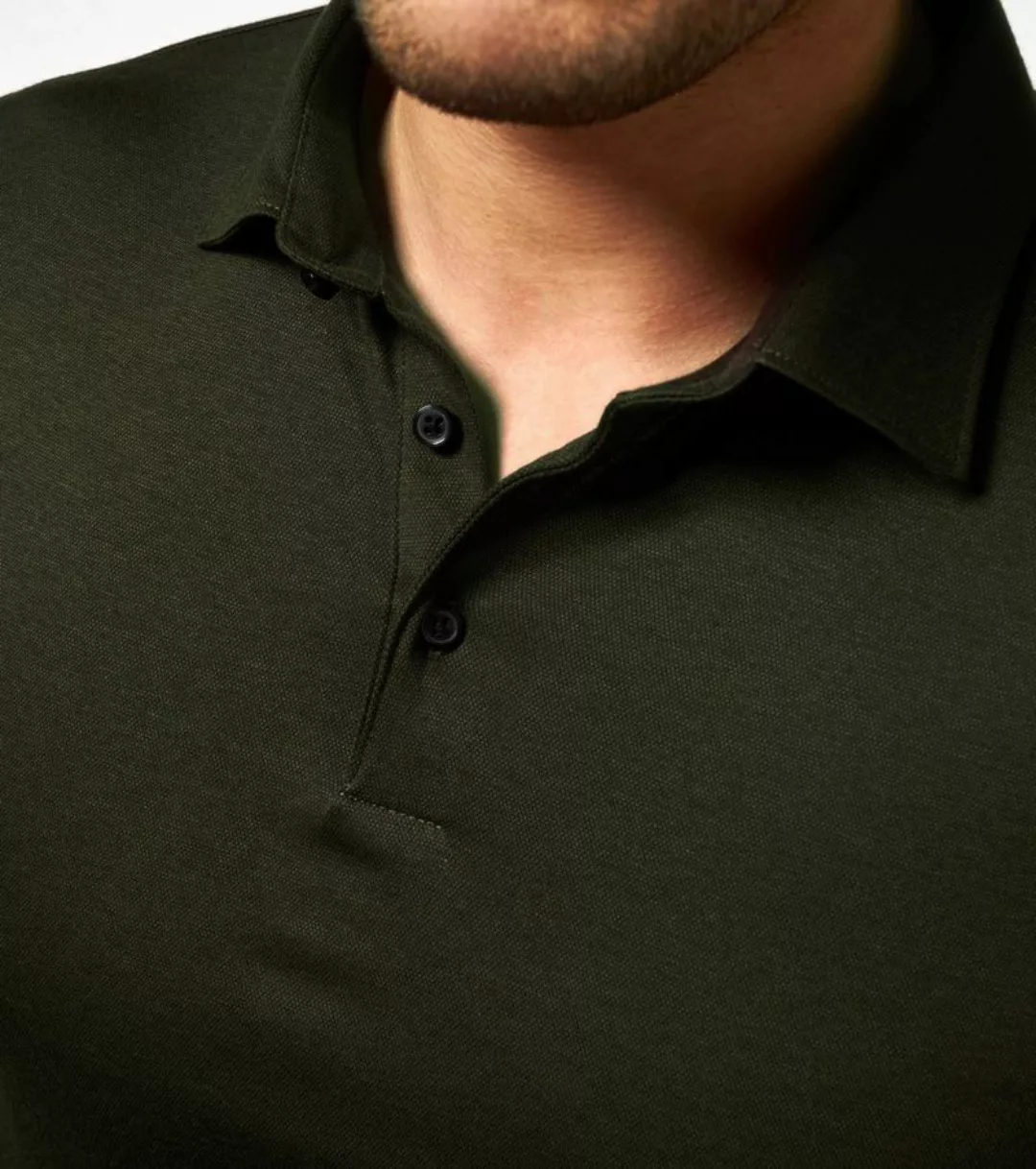 Desoto Poloshirt Non-Iron Dunkelgrün - Größe XXL günstig online kaufen
