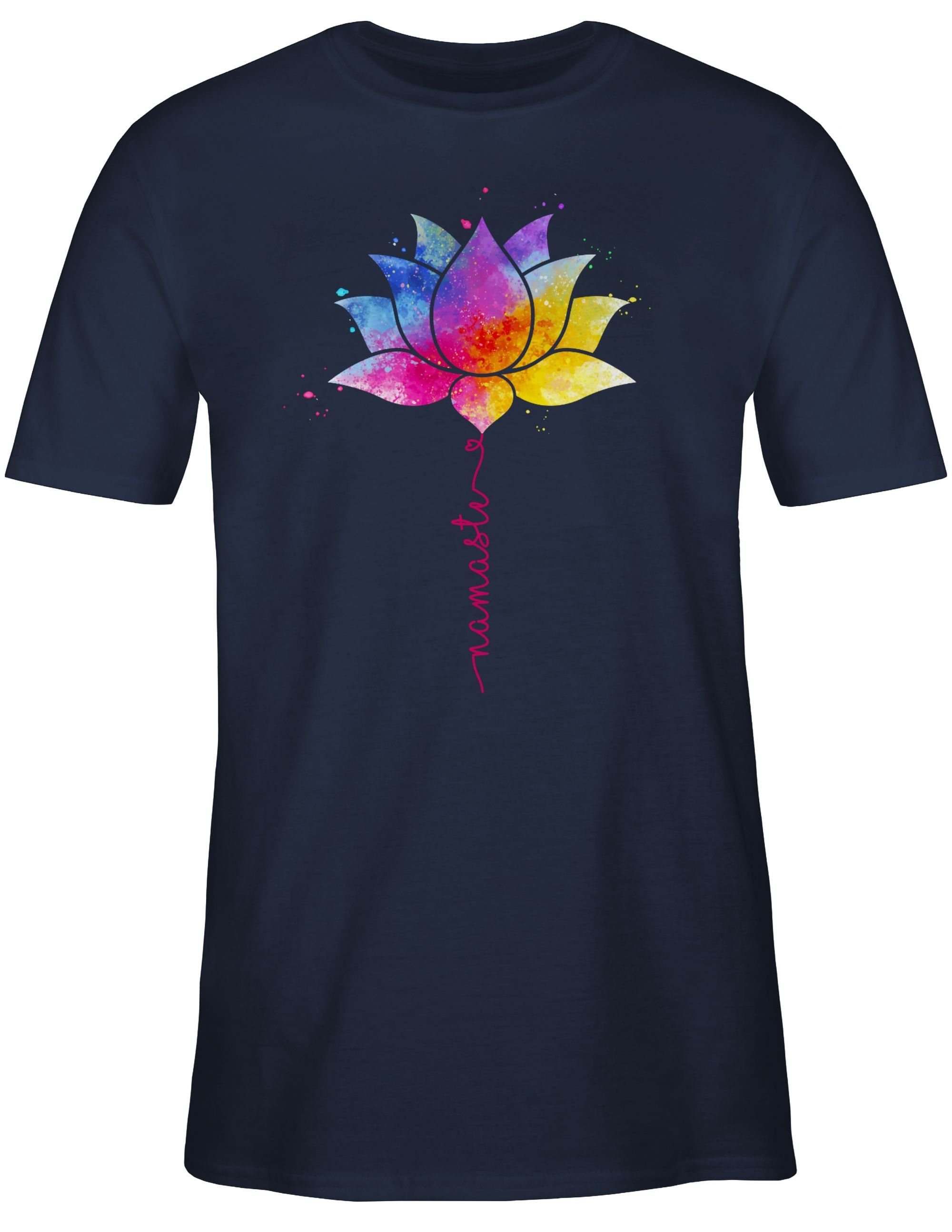 Shirtracer T-Shirt Namaste Lotusblüte I Meditation günstig online kaufen